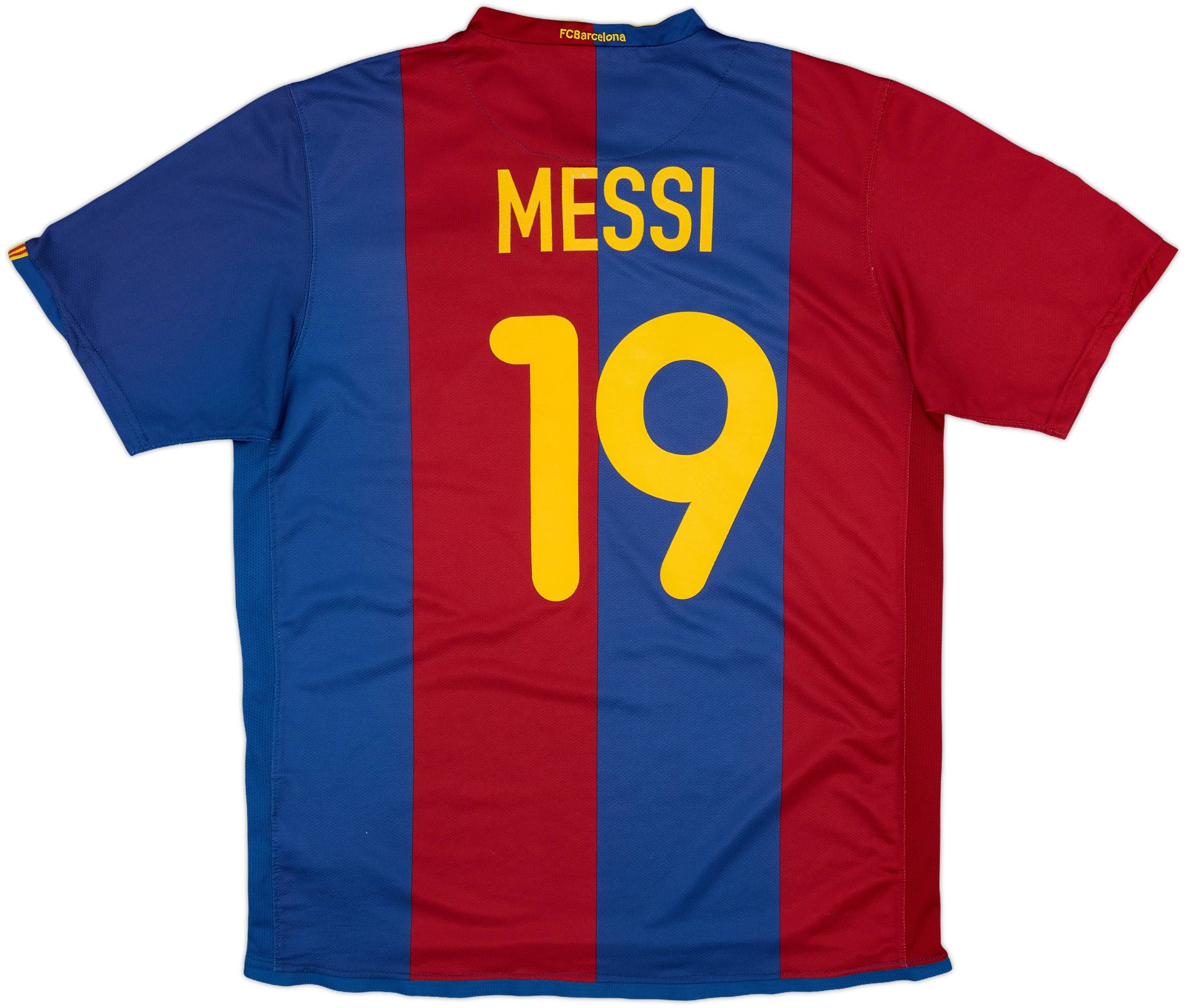 2006-07 Barcelona Home Shirt Messi #19 - 5/10 - (L)