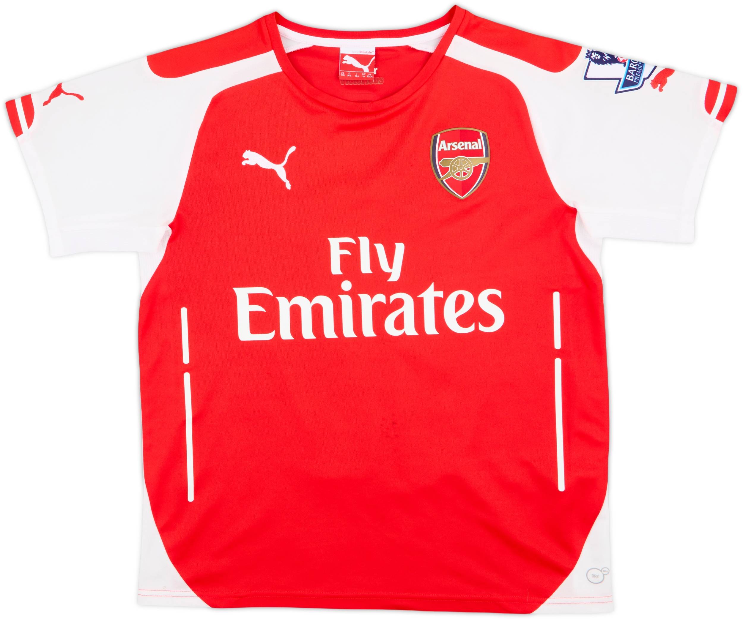 Camiseta de local del Arsenal 2014-15 Alexis #17 - 6/10 - (Niños L)