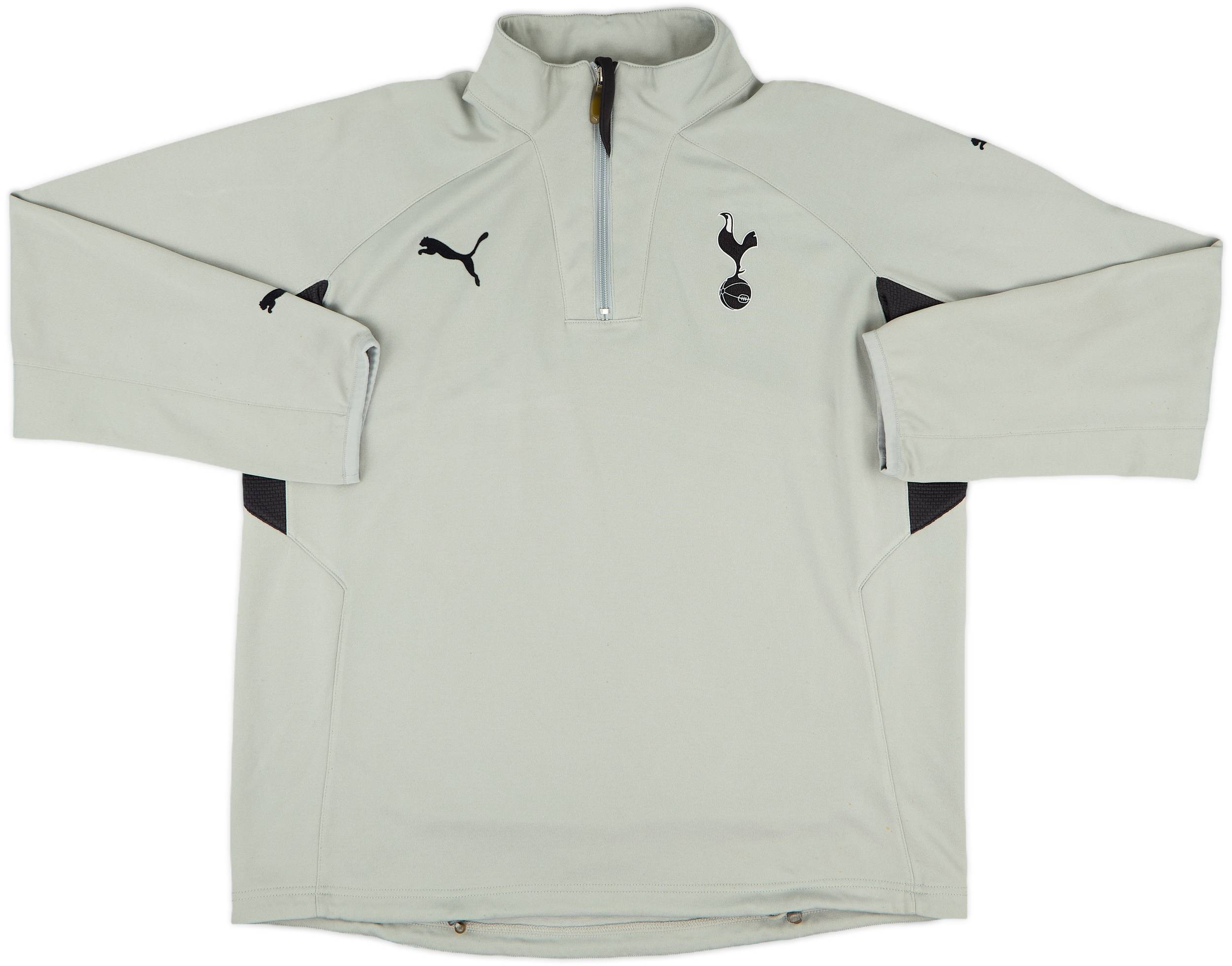 2008-09 Tottenham Puma 1/4 Zip Sweat Top - 8/10 - (M)