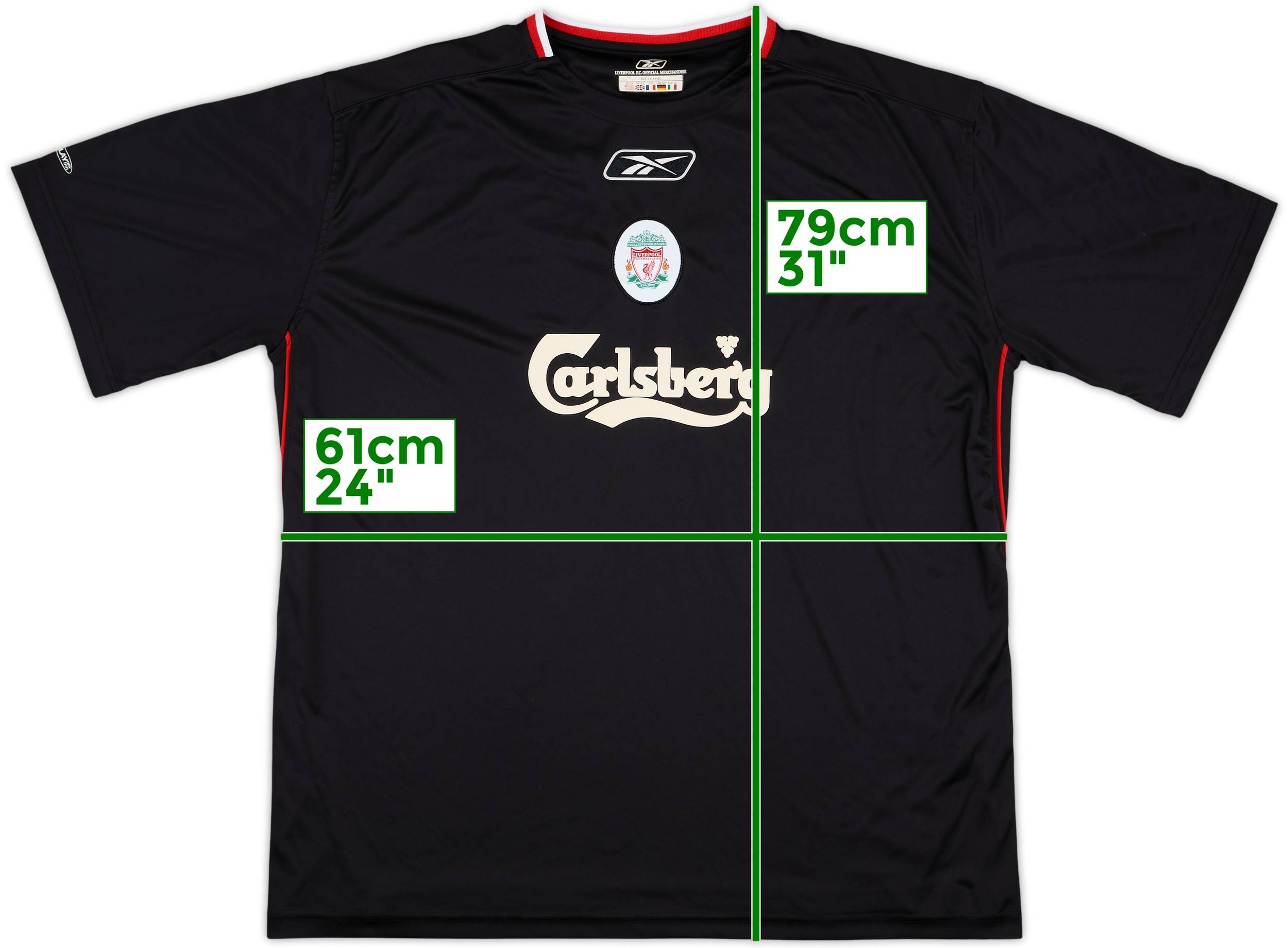 2003-04 Liverpool Reebok Training Shirt - 8/10 - (XXL)