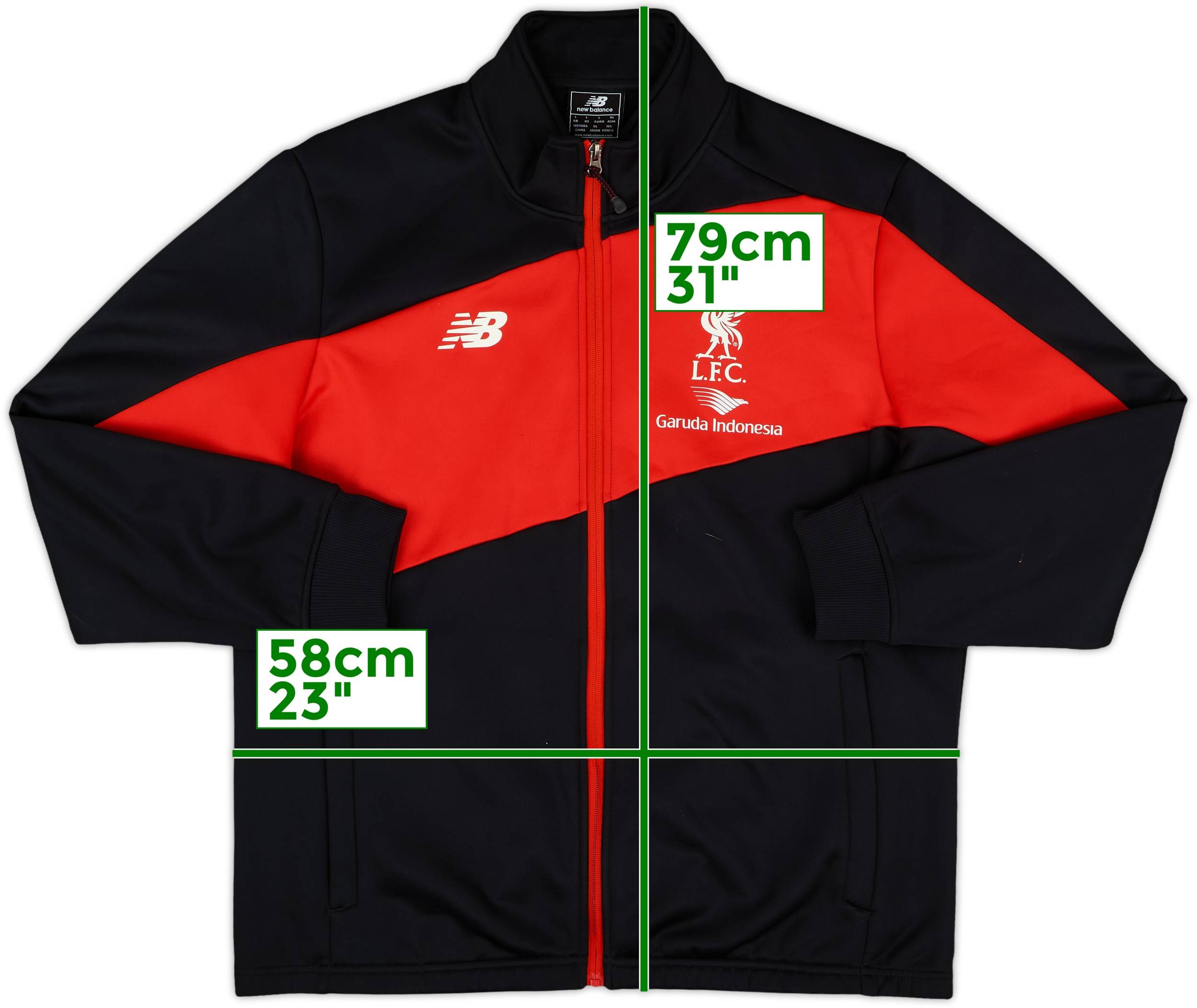ウェア Liverpool FC New Balance track jacket L 2015-16 Liverpool New Balance Track Jacket - 9/10 - (L)