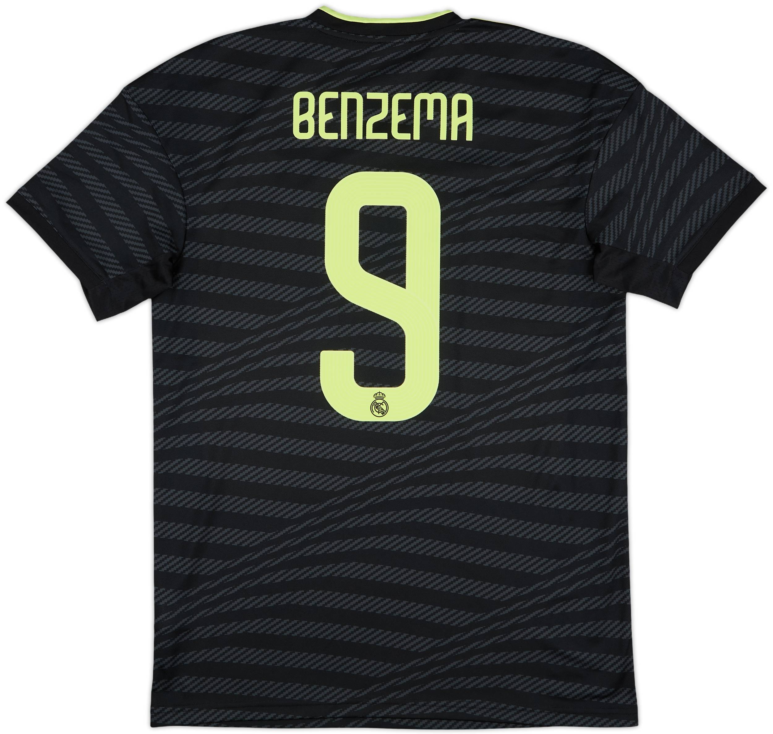 【n】Real Madrid 120周年記念シャツ Benzema 9 V) Real Madrid 22/23 rare special edition 120 años benzema