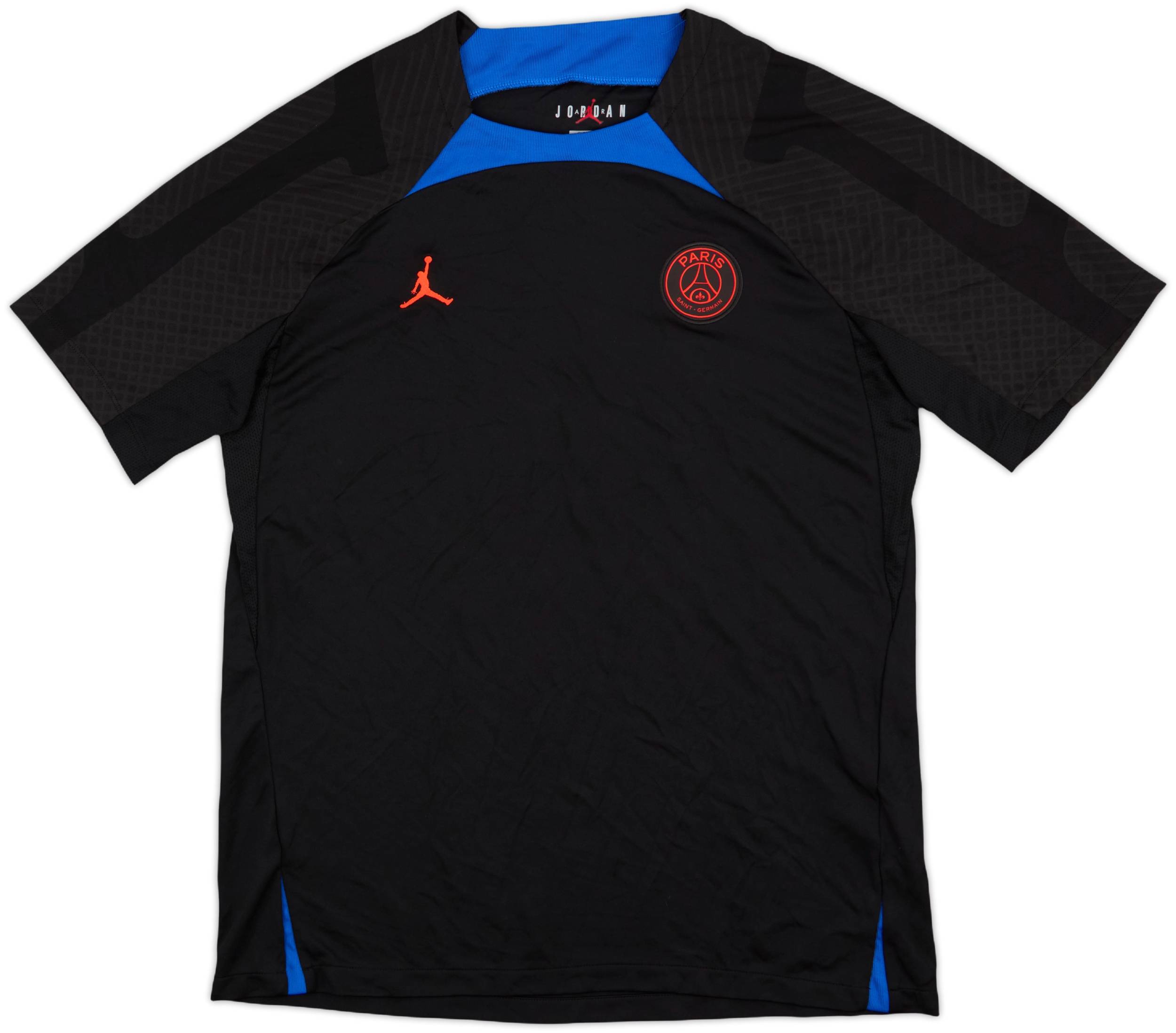 Jordan PSG トレーニングトップ　スリムフィット ジャージ S 　黒/青 Training top PSG Jordan Dri-FIT 2022/23 - Paris Saint