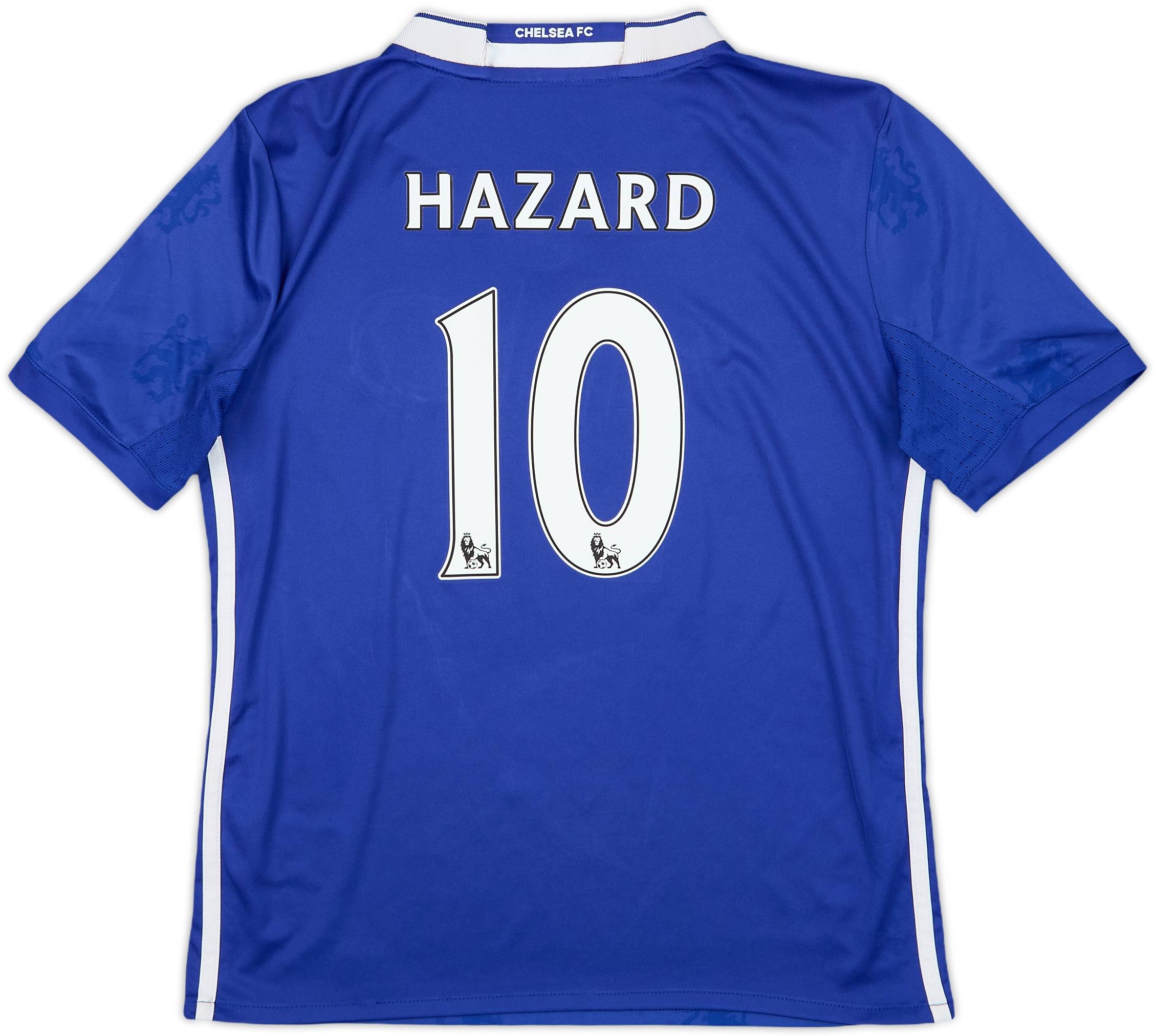 Chelsea HAZARD 10 シャツ 2016-17 Chelsea Home Shirt Hazard #10 - 6/10 - (M.Boys)
