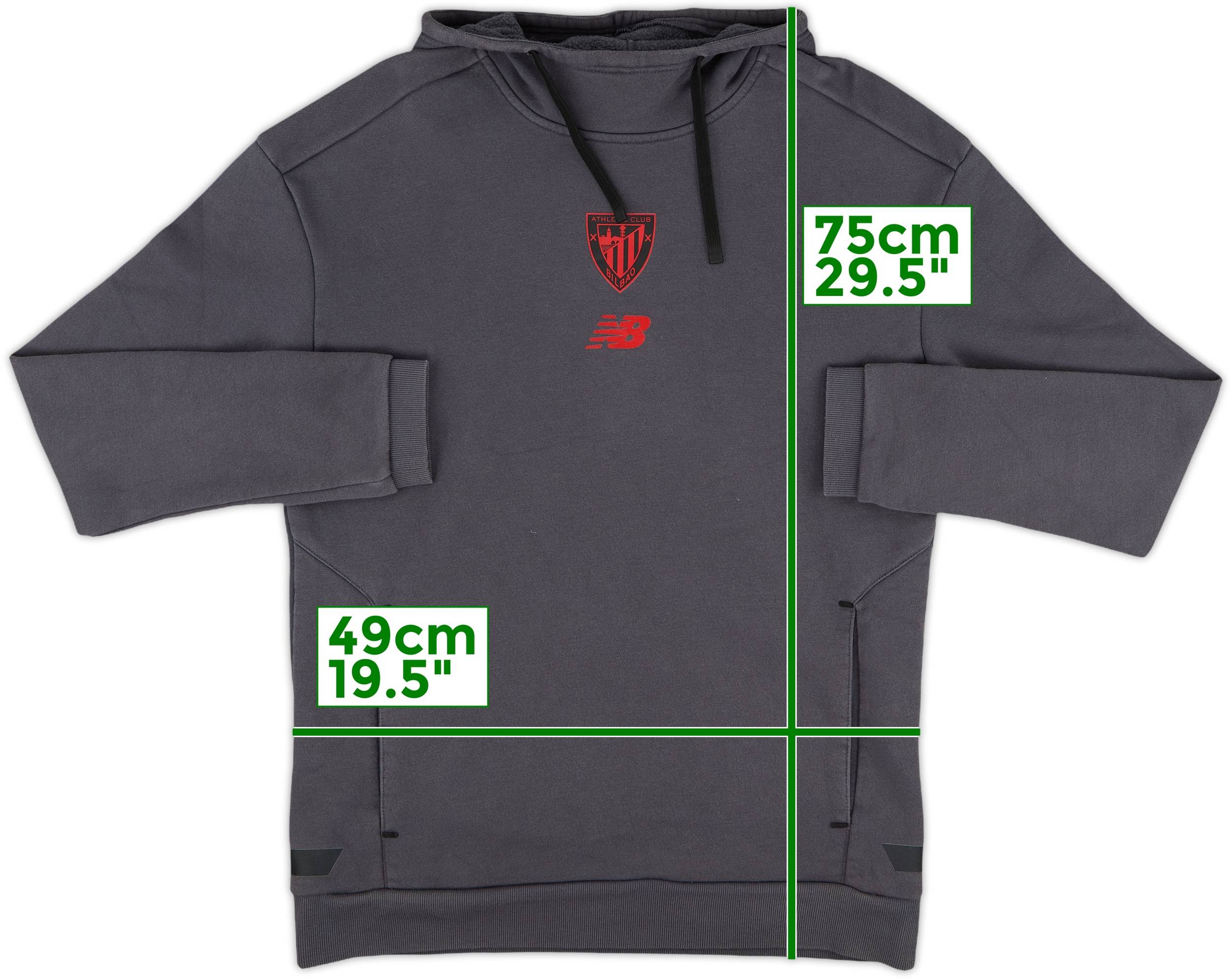 ATHLETIC BILBAOクラブウエア 2021-22 Athletic Bilbao New Balance Hooded Sweat Top - 9/10
