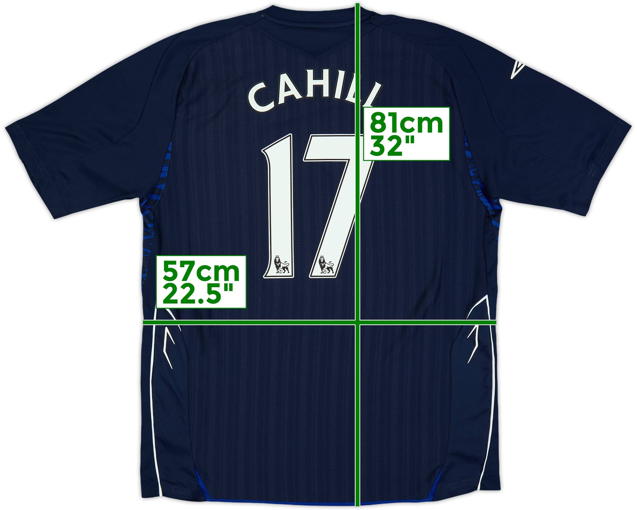 2007-08 Everton Third Shirt Cahill #17 - 8/10 - (XL)