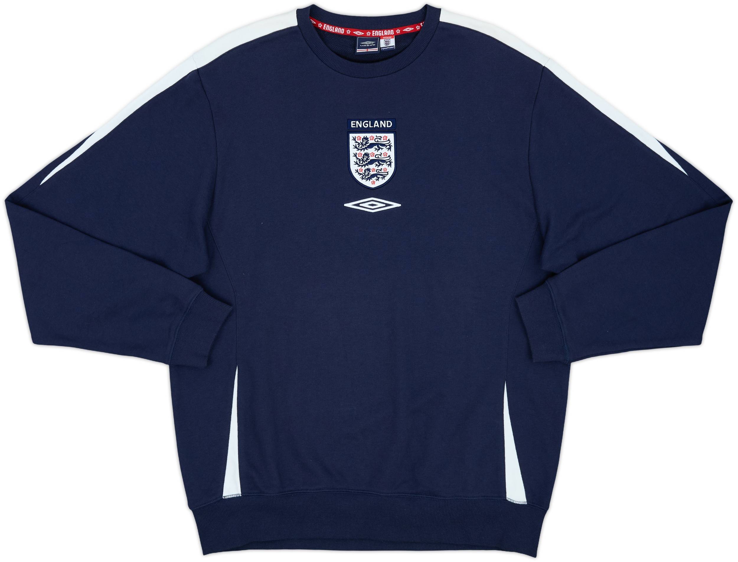 2002-04 England Umbro Sweat Top - 9/10 - (L)