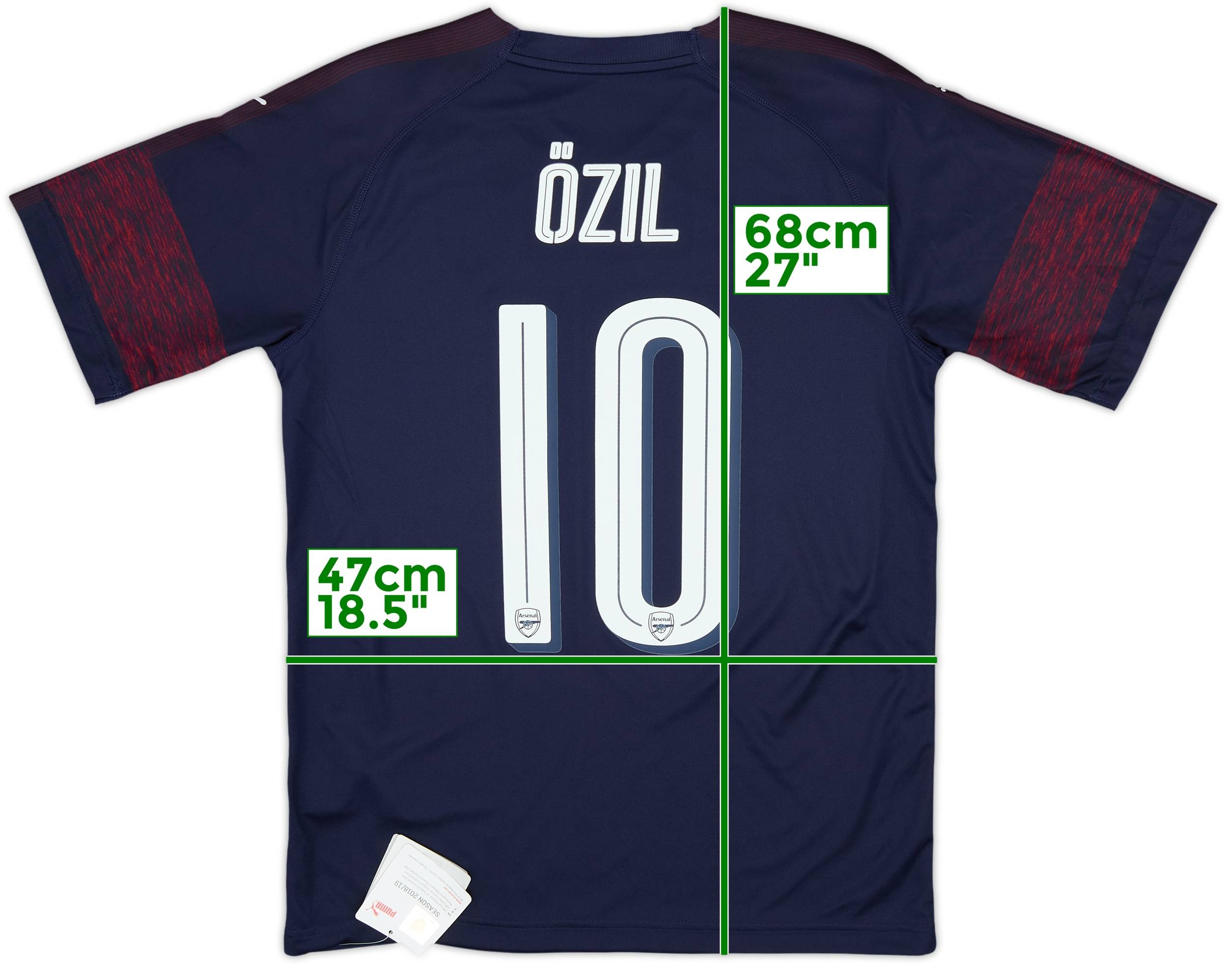 2018-19 Arsenal Away Shirt Ozil #10 (S)