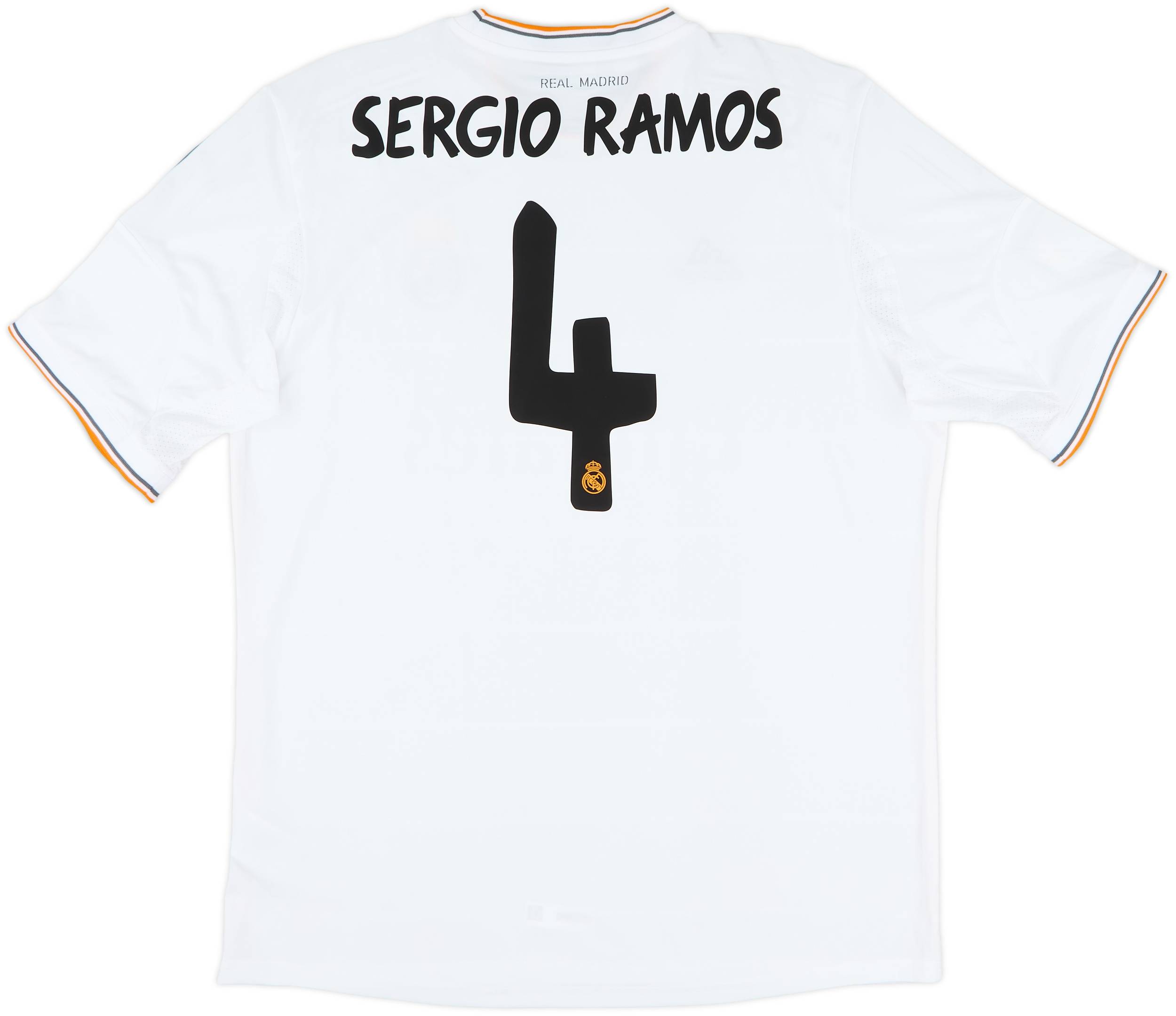 Ramos Spain 2014 Kit 2014-15 Real Madrid Home L/S Shirt Sergio