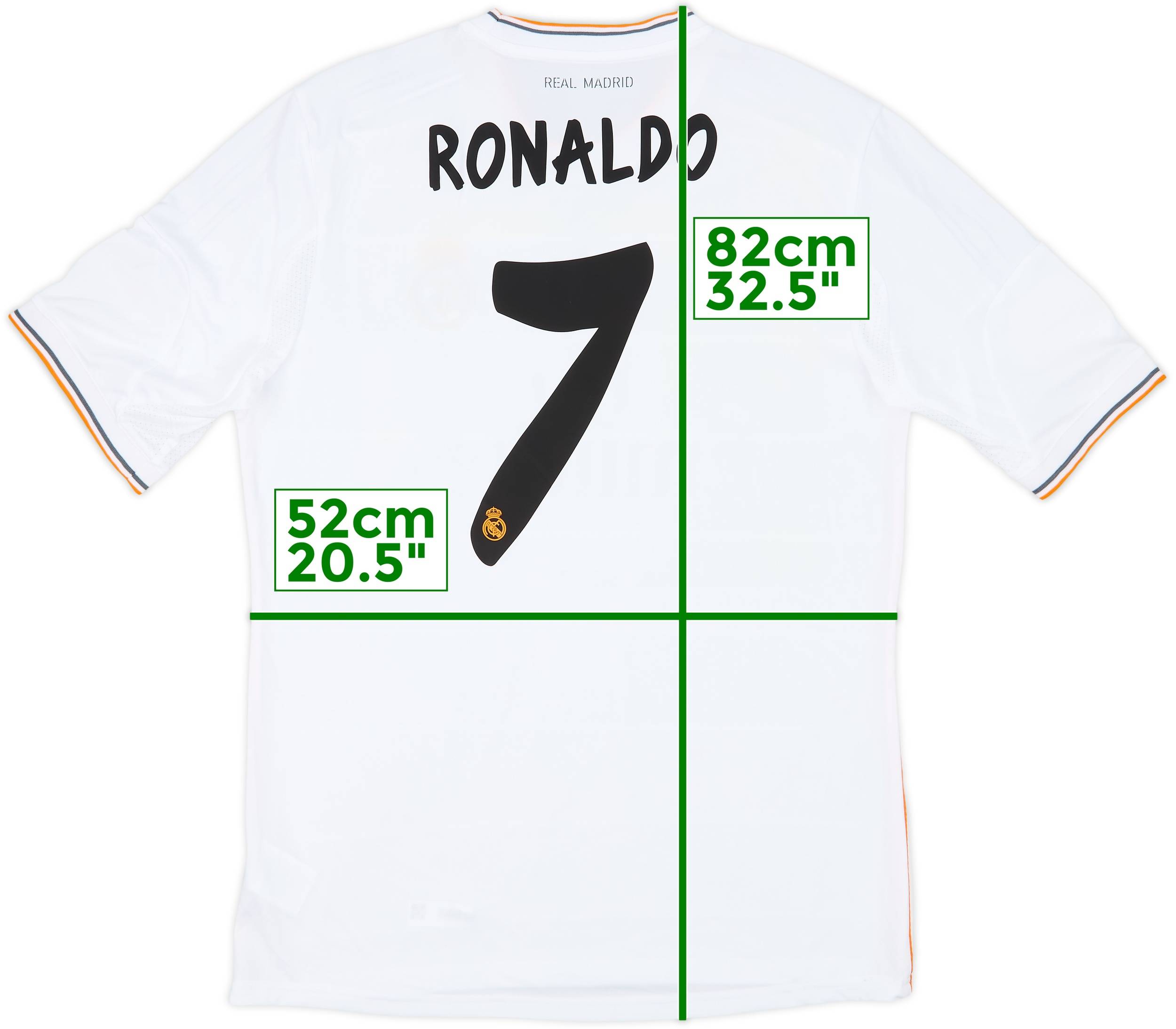 Real Madrid Ronaldo 7 シャツ L 2013-14 Real Madrid Home Shirt Ronaldo #7 (L)