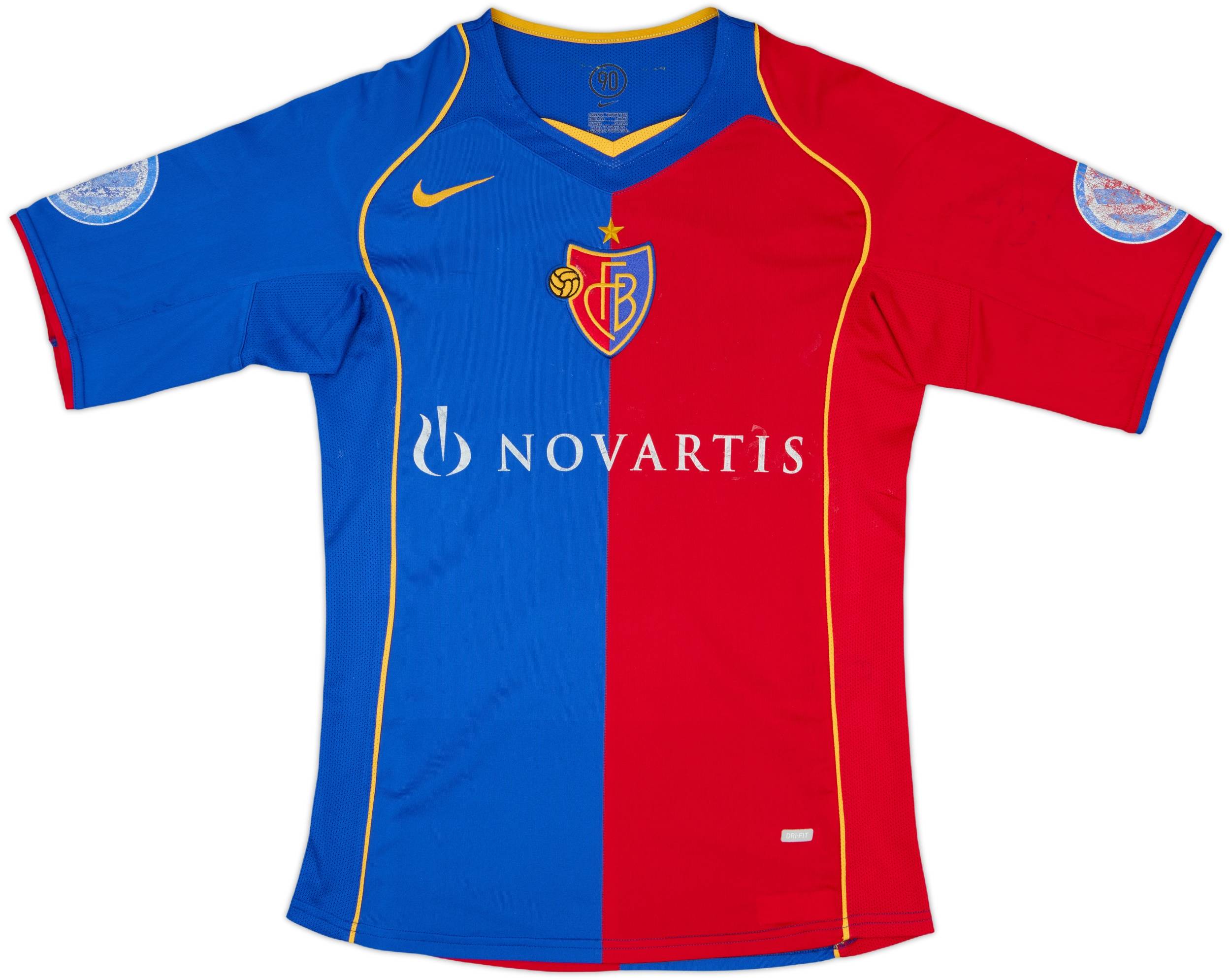 2004-05 FC Basel Home Shirt Chipperfield #11 - 4/10 - (XS)