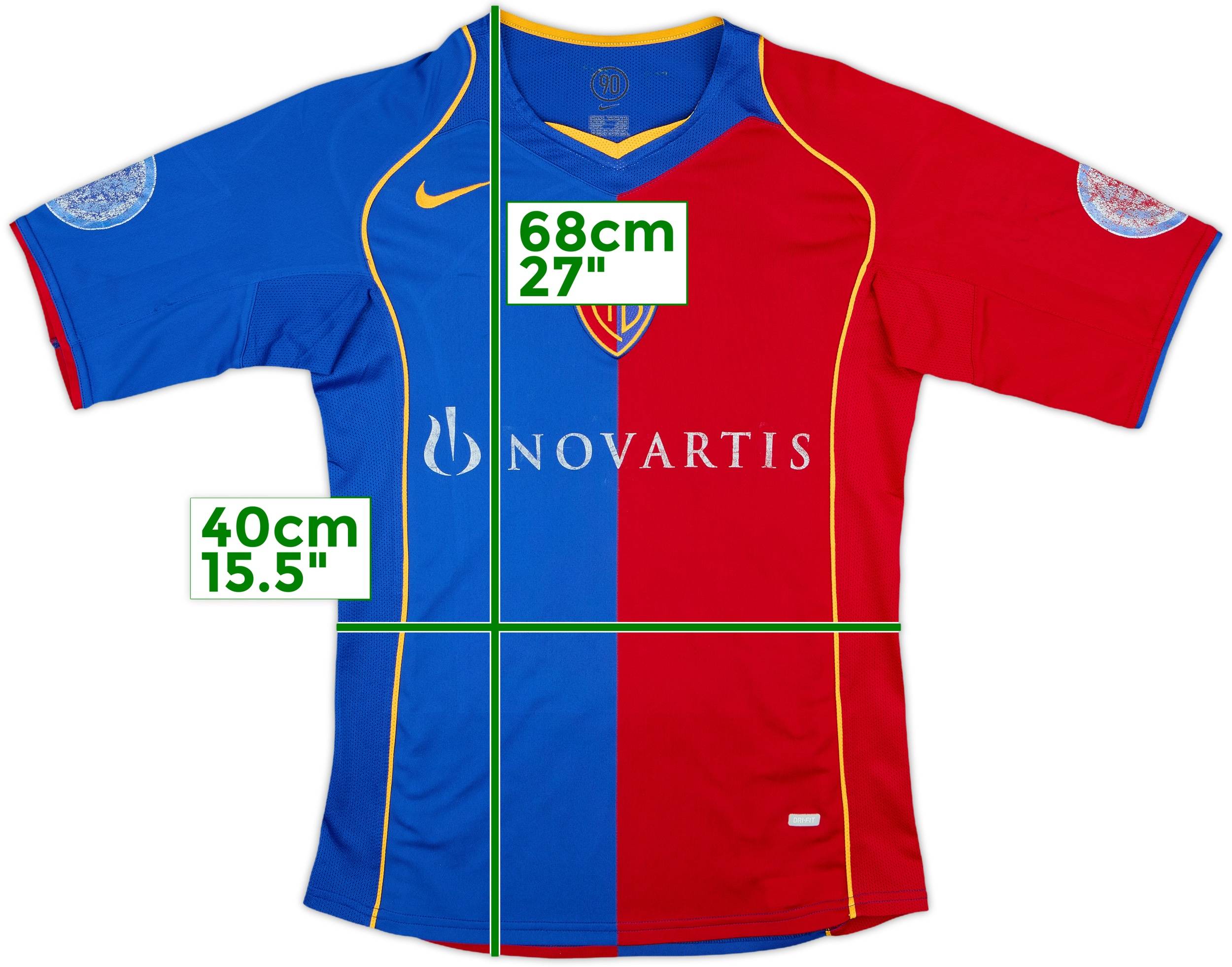 2004-05 FC Basel Home Shirt Chipperfield #11 - 4/10 - (XS)