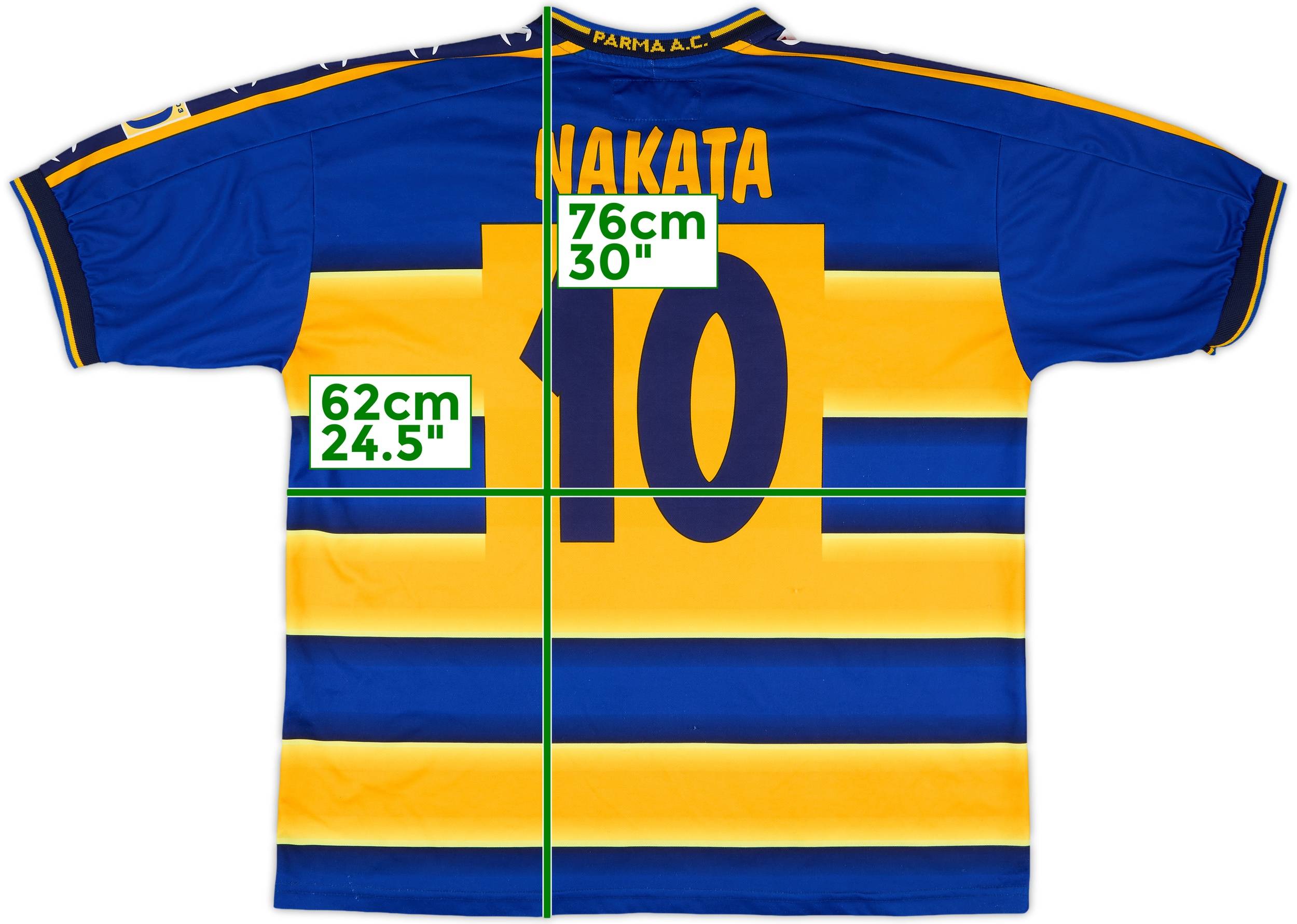 2002-03 Parma European Home Shirt Nakata #10 - 5/10 - (L)