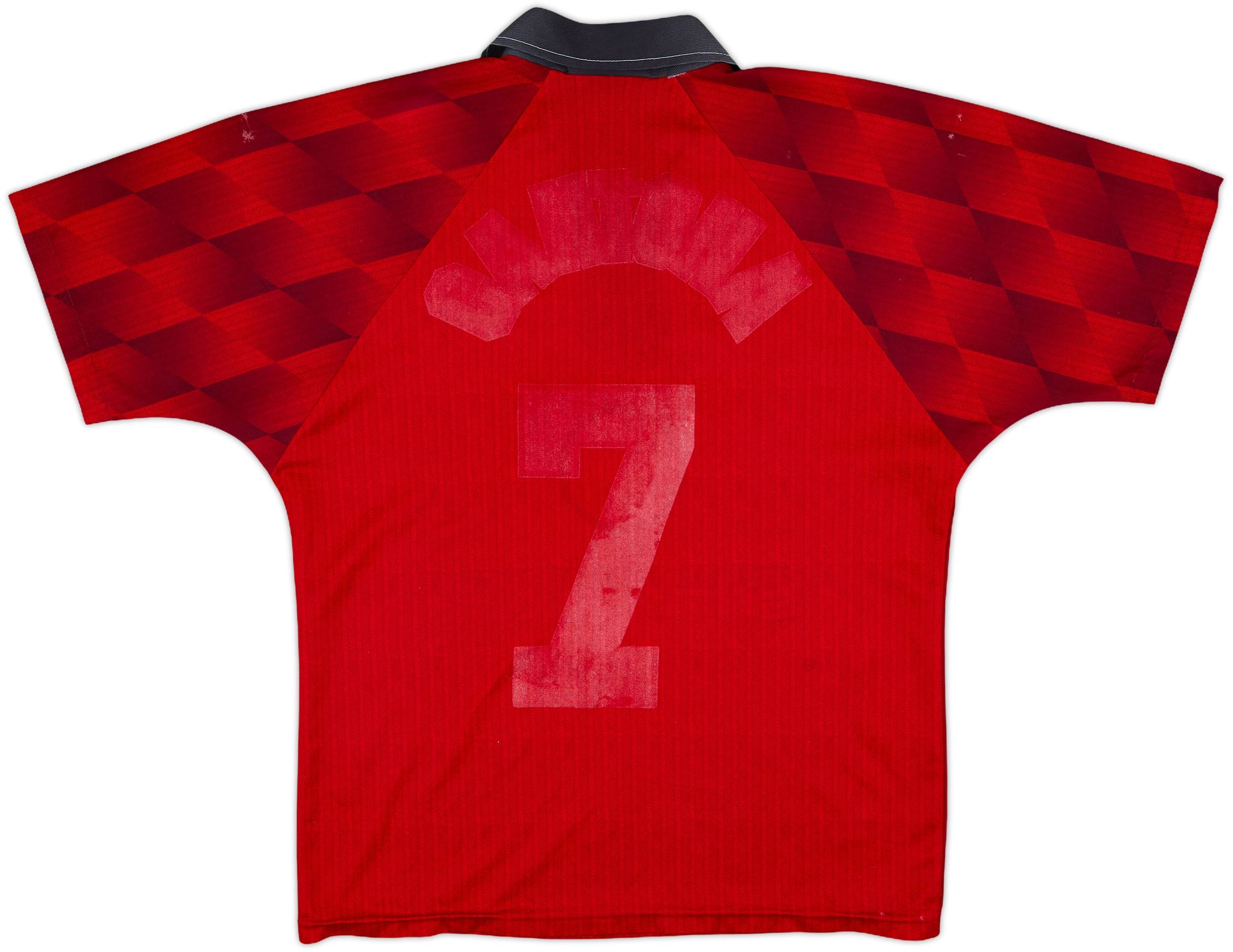 ウェア 1996-98 Manchester United  Shirt Vintage Umbro Manchester United Shirt 1996/98 MAN UTD Home XL