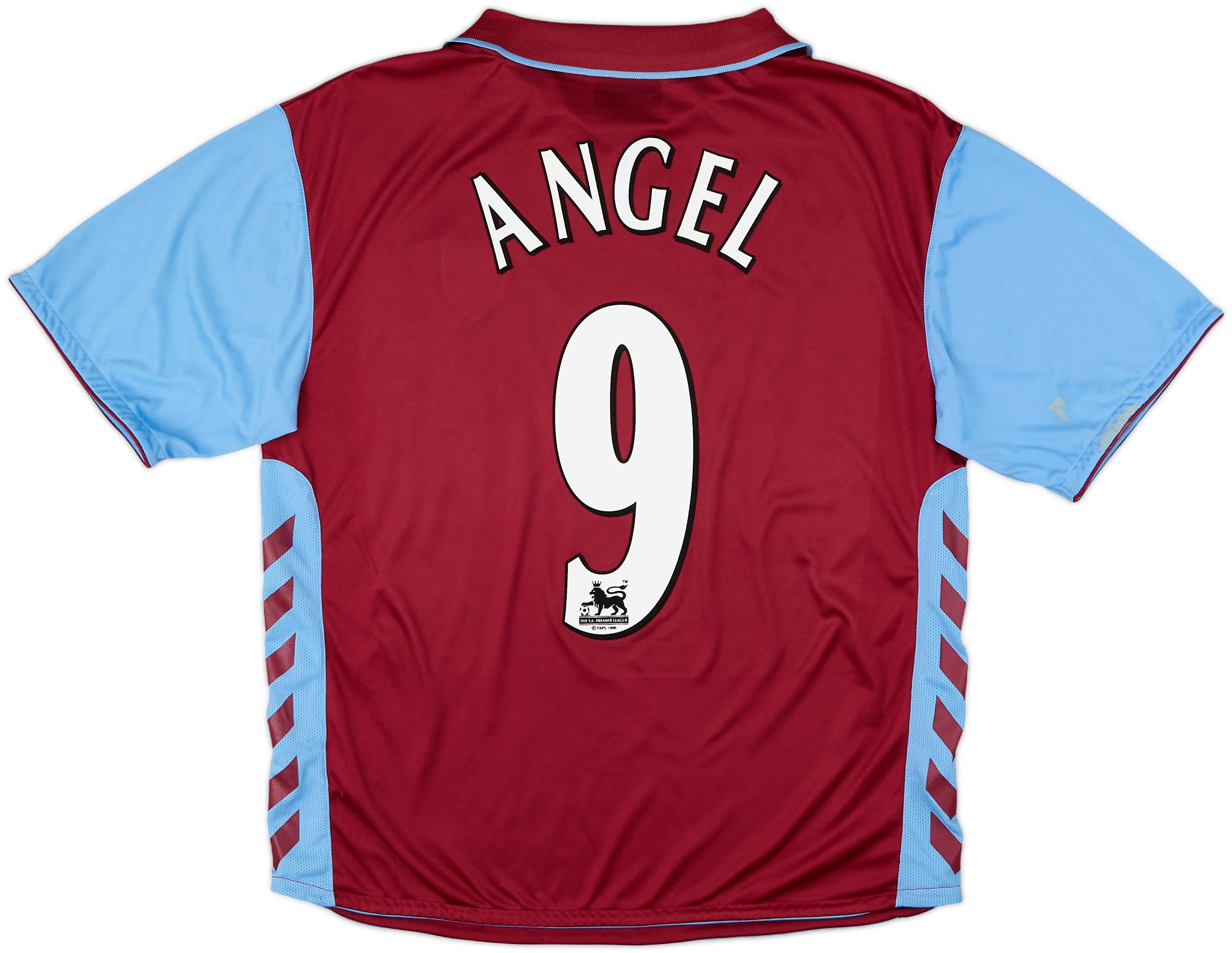 2006-07 Aston Villa Home Shirt Angel #9 - 8/10 - (M)