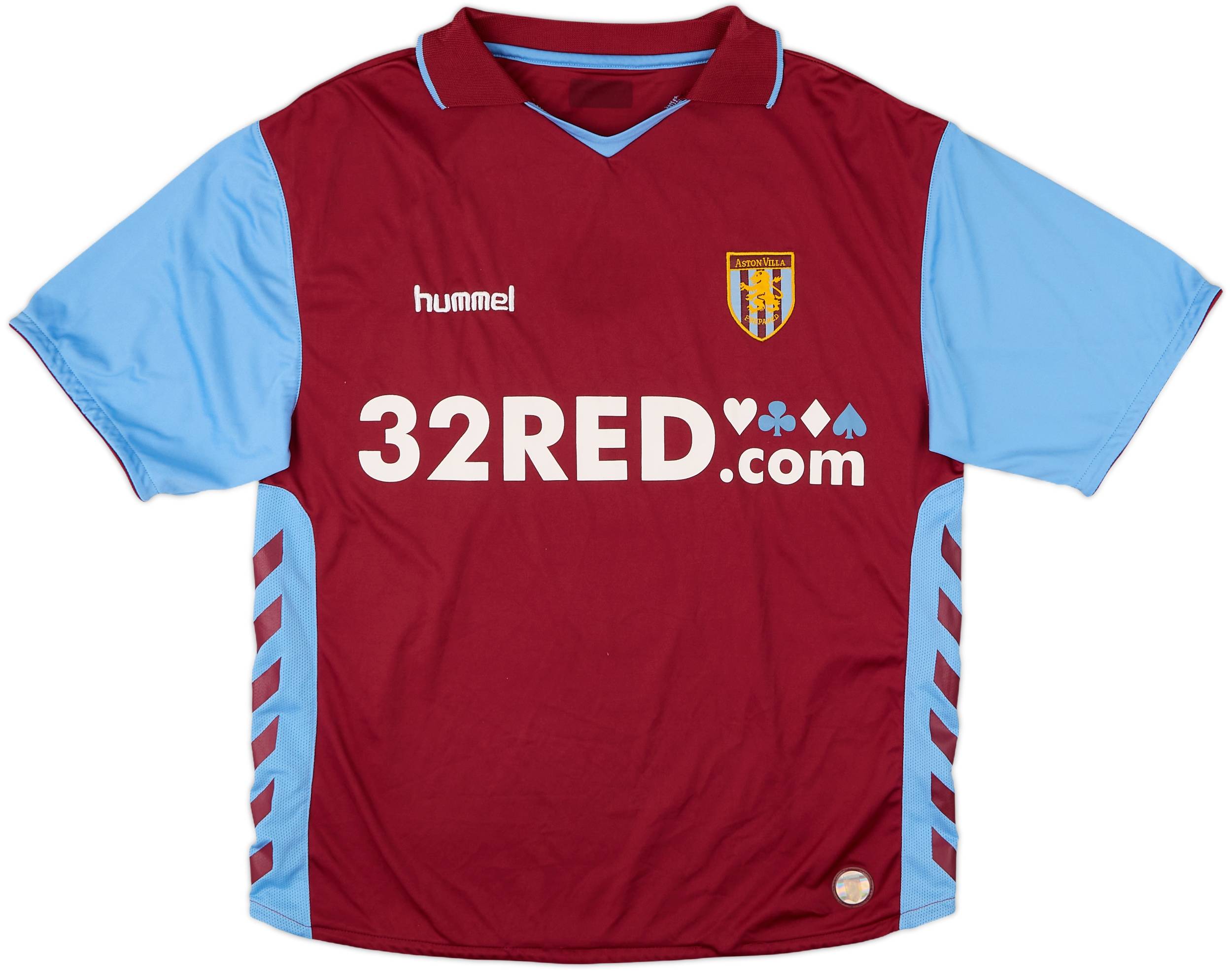 2006-07 Aston Villa Home Shirt Angel #9 - 8/10 - (M)