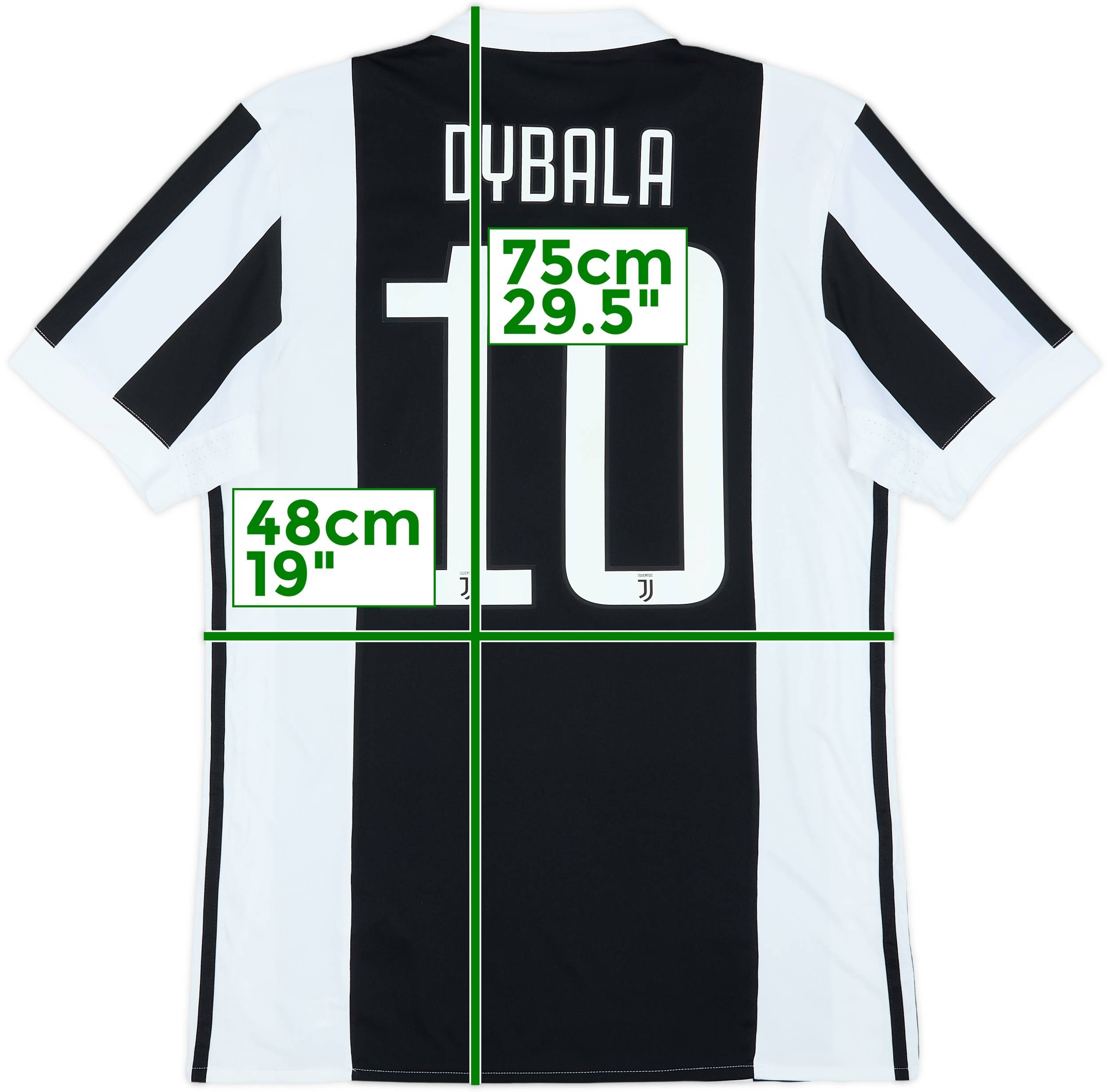 2017-18 Juventus Home Shirt Dybala #10 - 8/10 - (M)