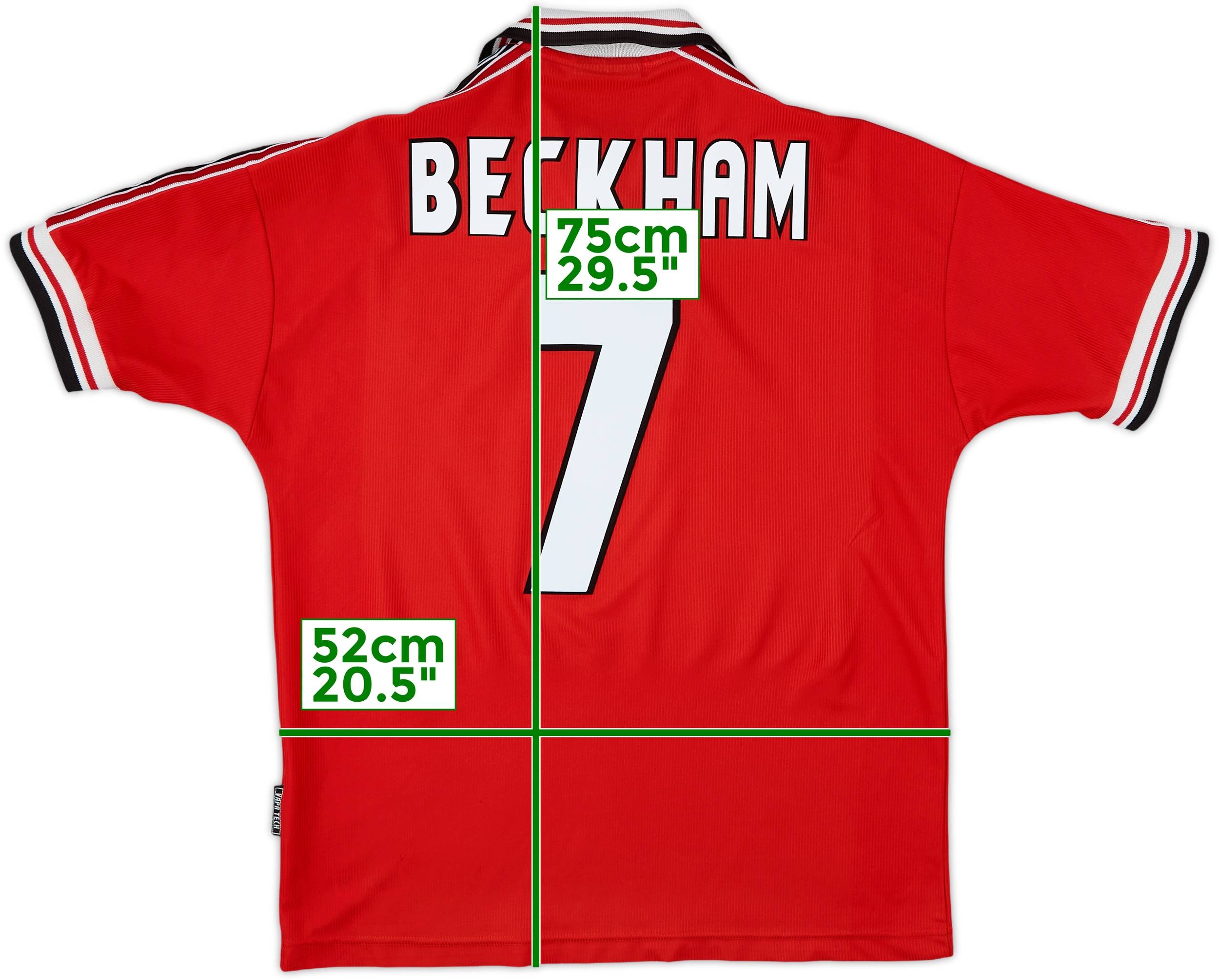 Manchester Beckham 1998/1999 7番 海外正規品 M David Beckham #7 Manchester United 1998-1999 Long Sleeve Soccer