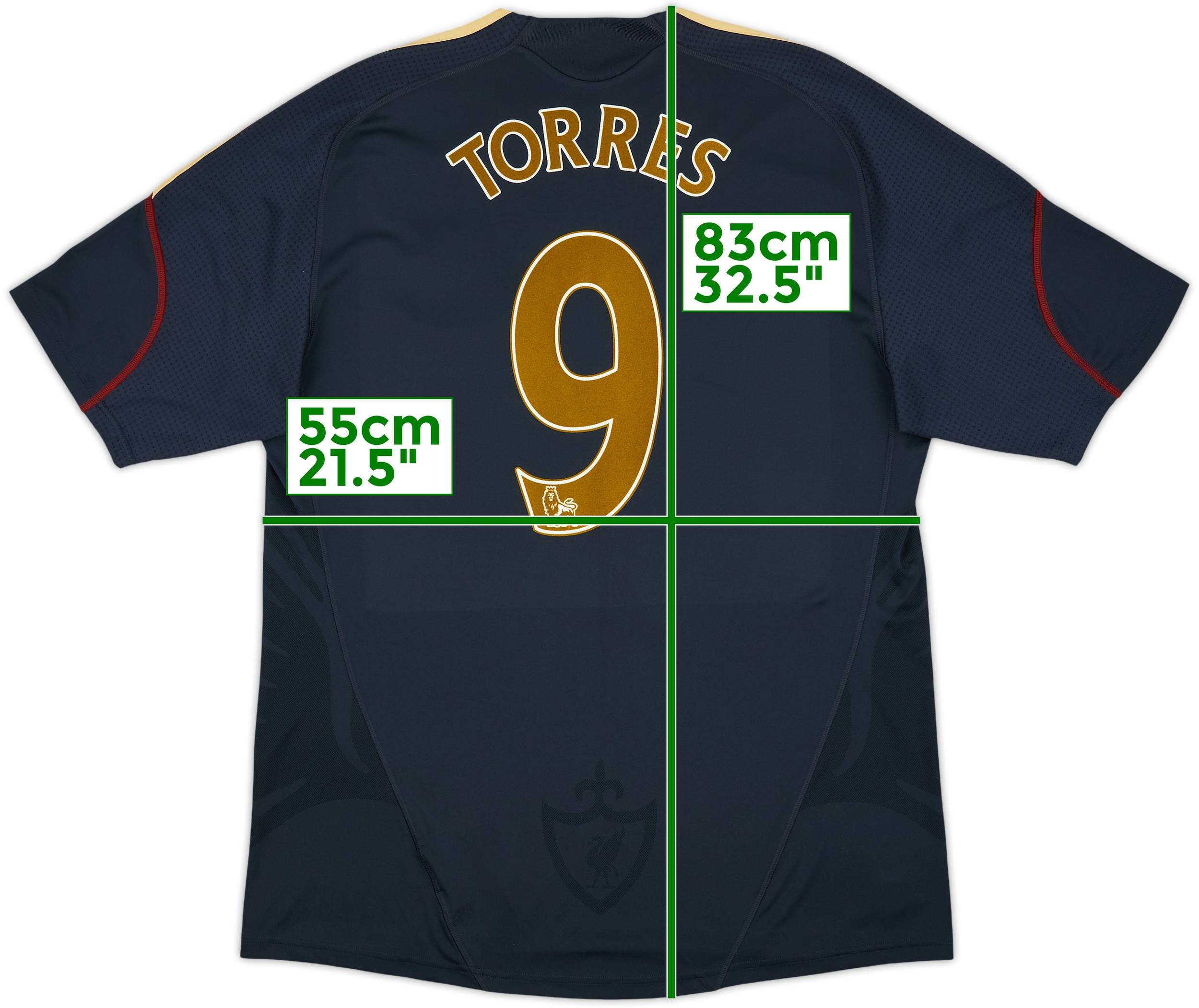 2009-10 Liverpool Away Shirt Torres #9 - 9/10 - (XL)