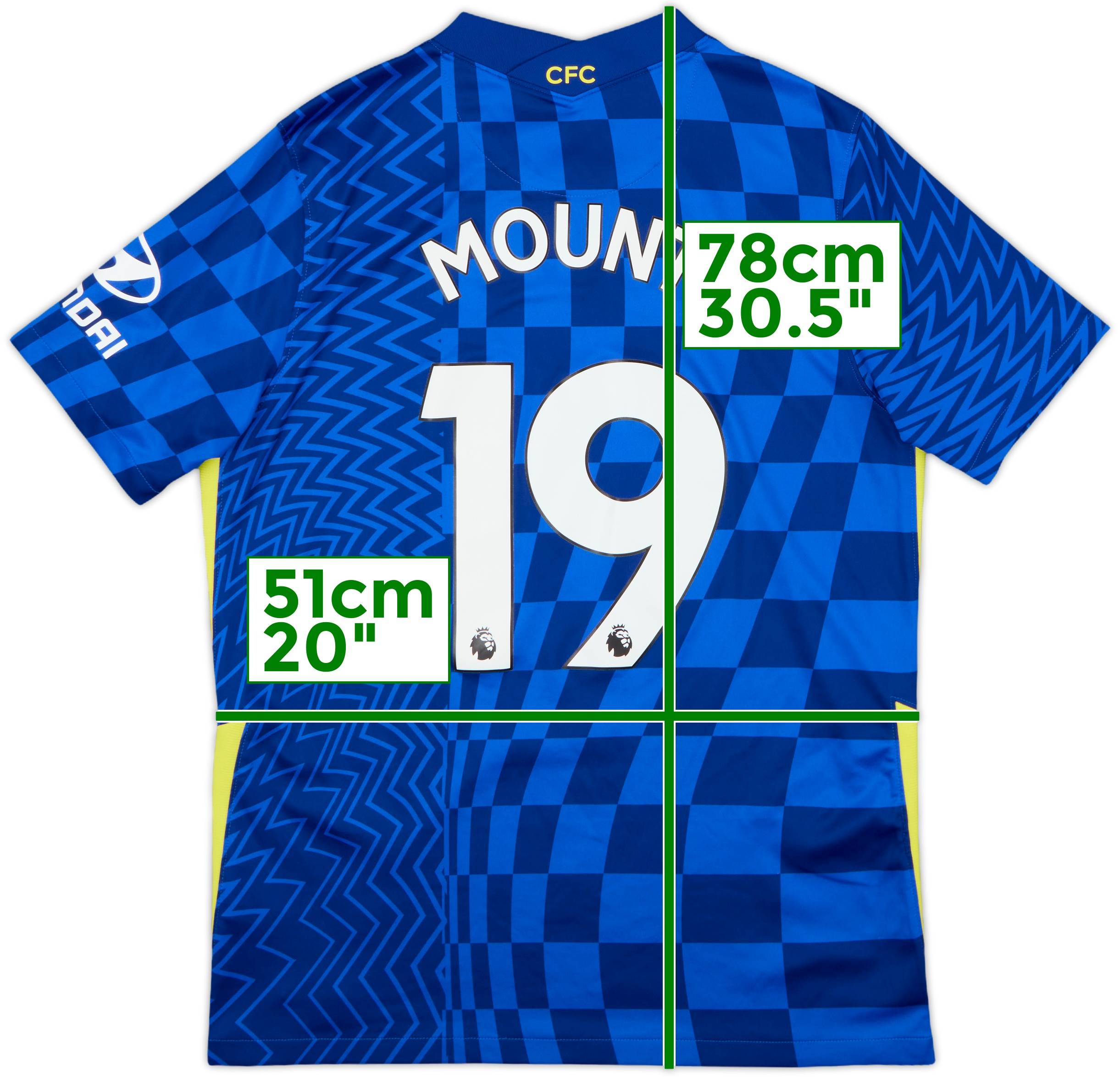 チェルシーユニフォーム　MOUNT19 XL NIKE チェルシー 22/23 ユニフォーム ホーム 半袖 レプリカ #19