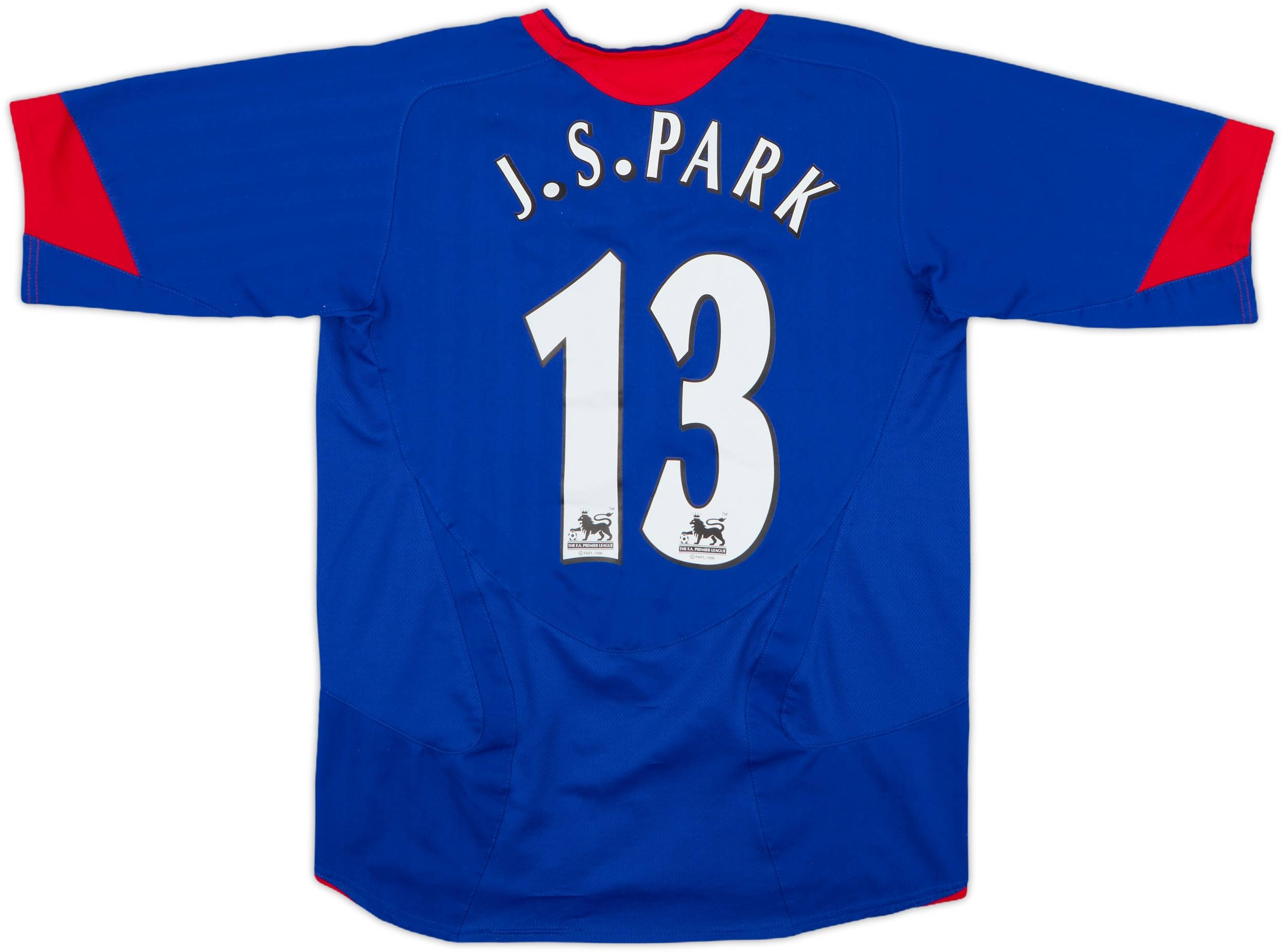 2005-06 Manchester United Away Shirt J.S.Park #13 - 7/10 - (XL.Boys)