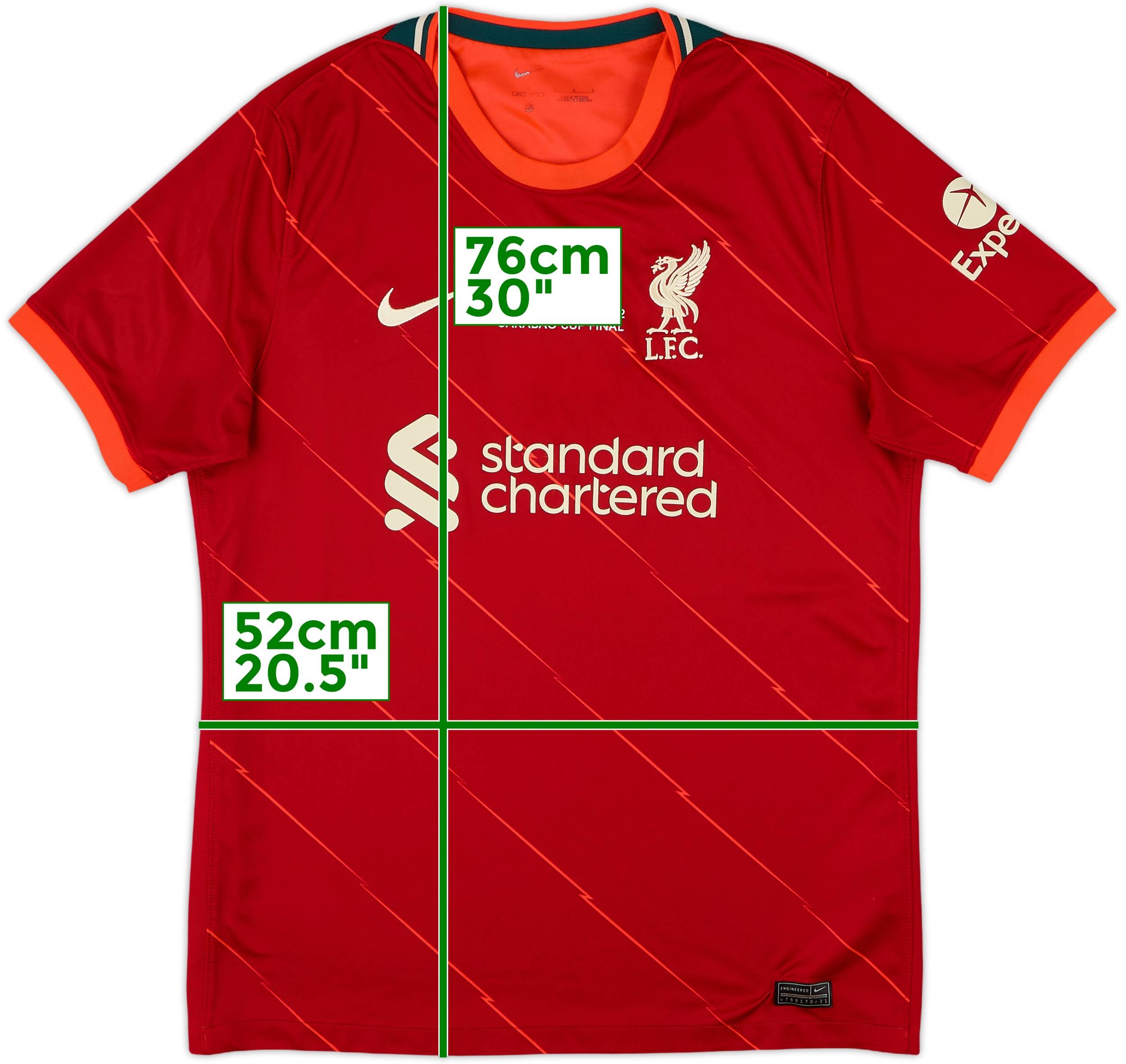 2021-22 Liverpool Home Shirt - 7/10 - (L)