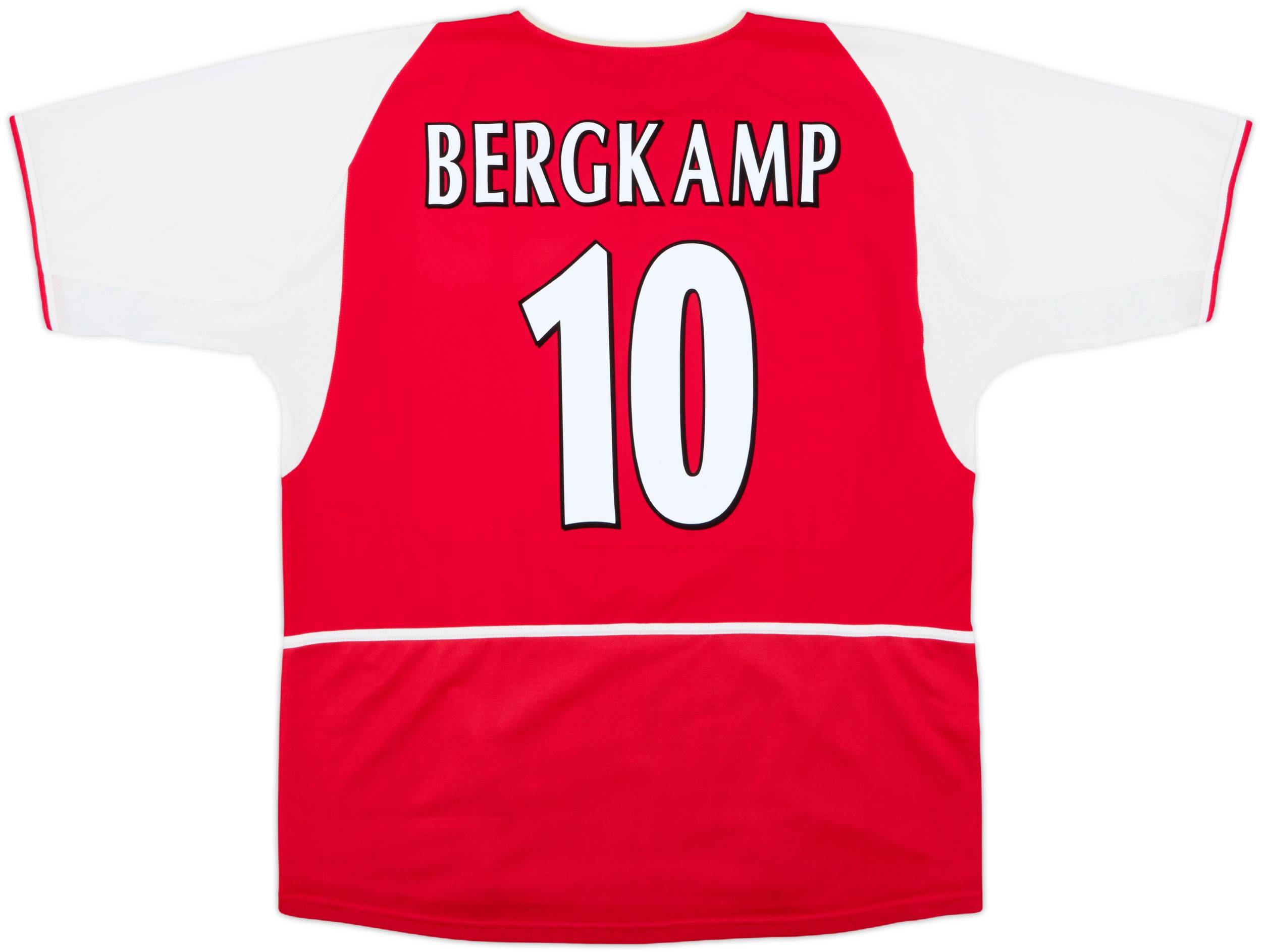 2002-04 Arsenal Home Shirt Bergkamp #10 - 8/10 - (XL)