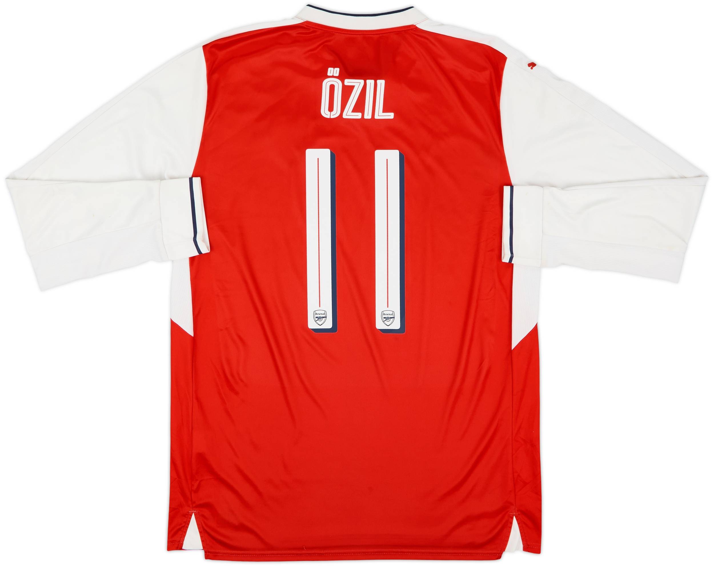 【美品】アーセナル ÖZIL 11 シャツ 2016-17 Arsenal Home L/S Shirt Ozil #11 - 7/10 - (L)