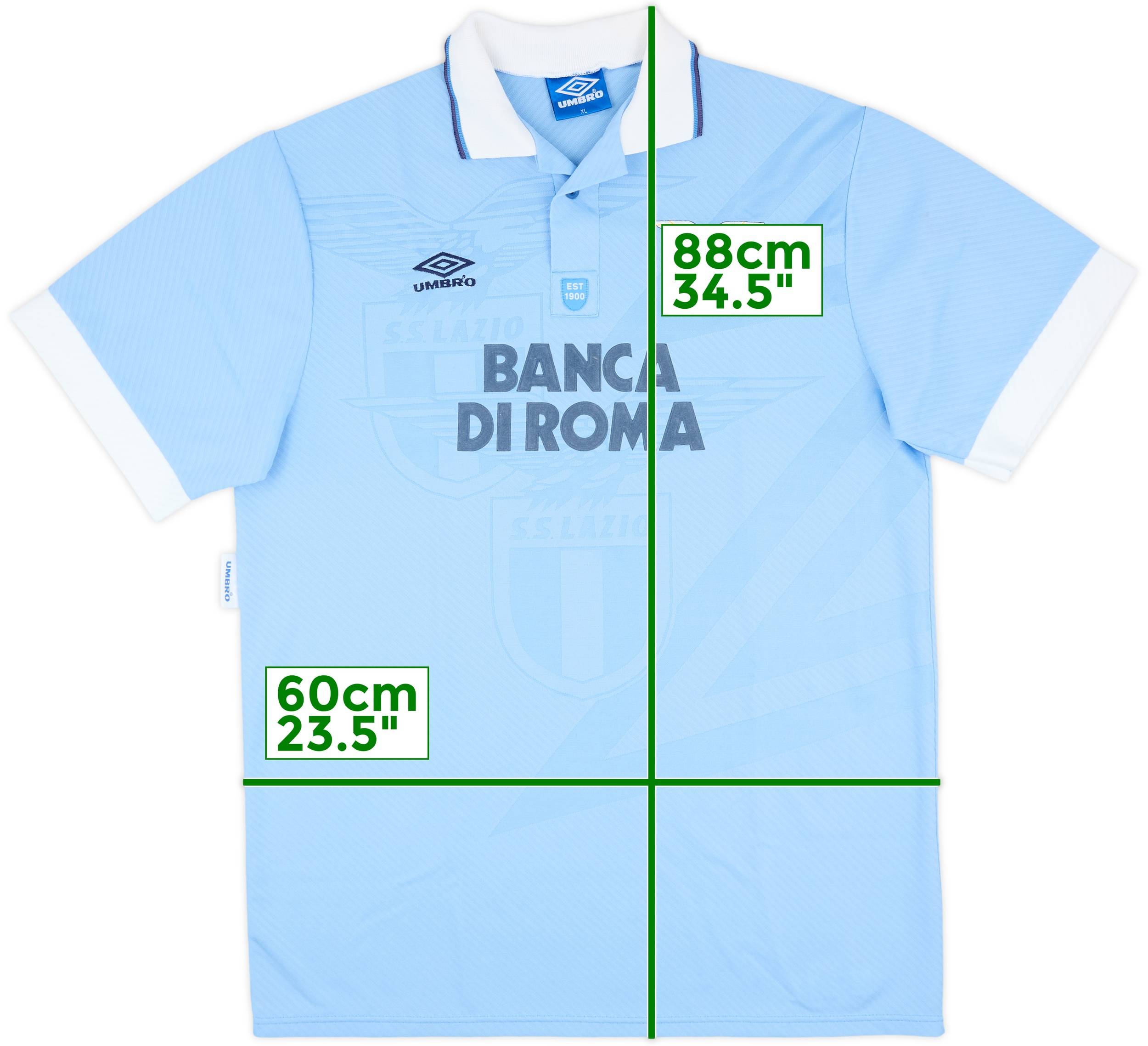 1993-95 Lazio Match Issue Home Shirt #13