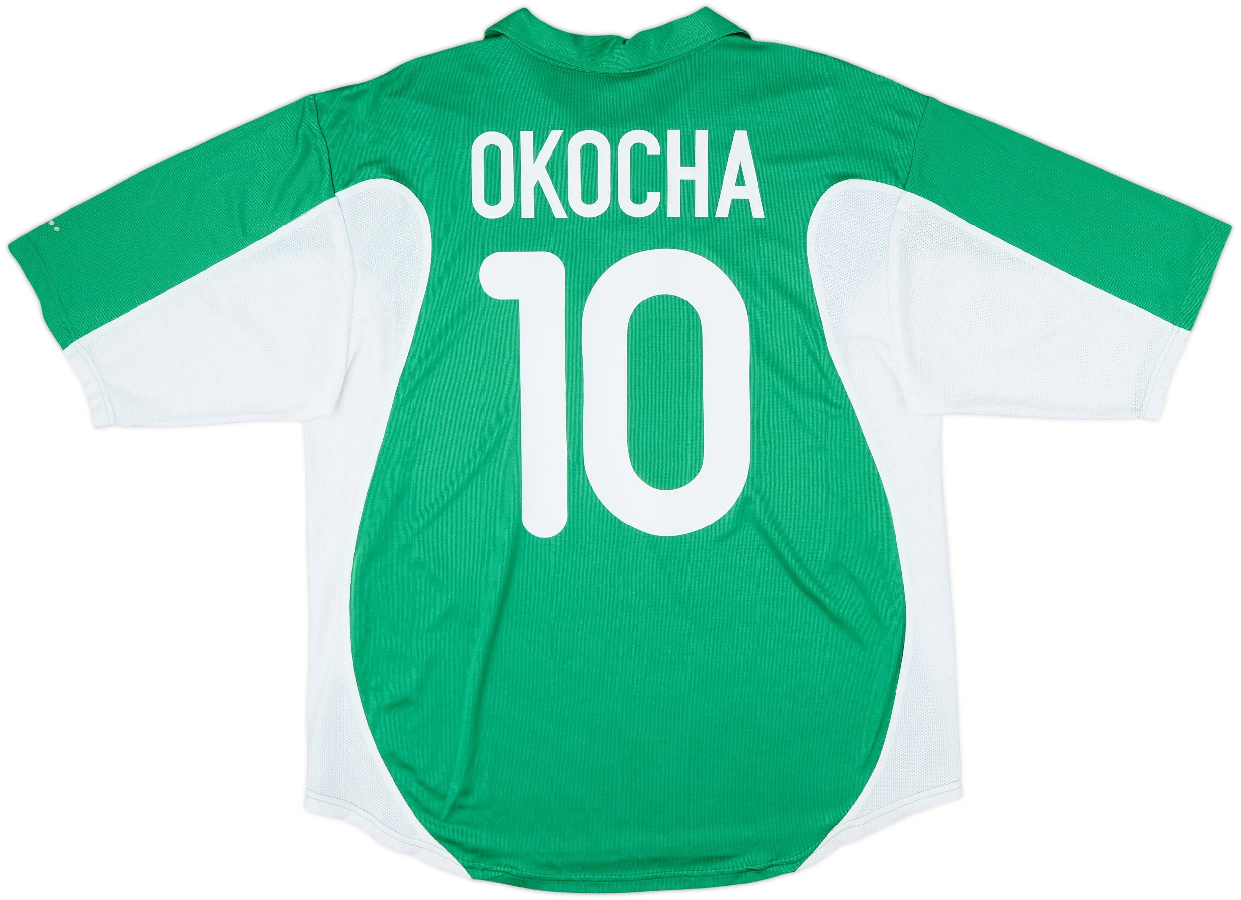 2000-01 Nigeria Home Shirt Okocha #10 - 8/10 - (L)