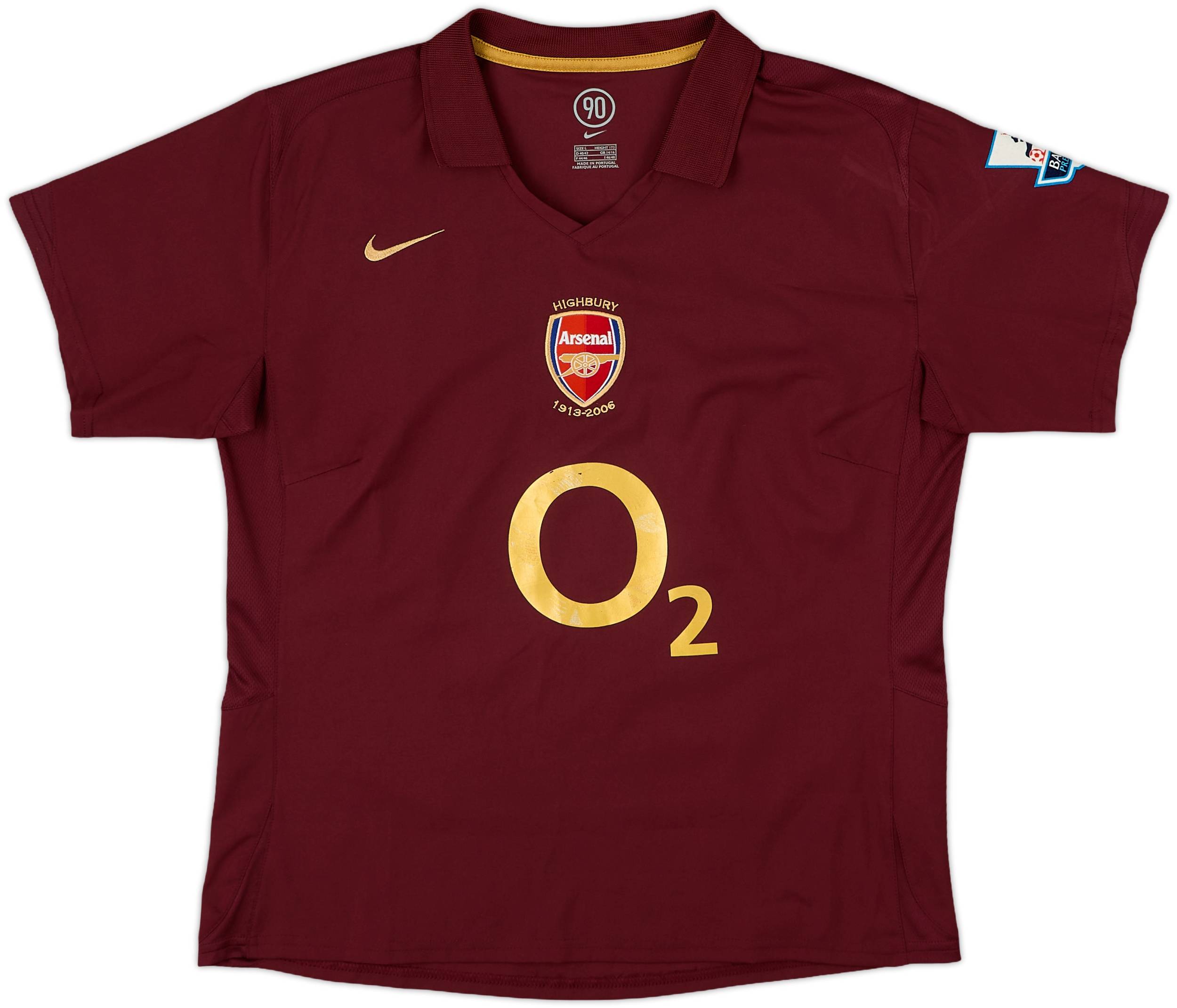 2005-06 Arsenal Home Shirt - 6/10 - (L.Boys)