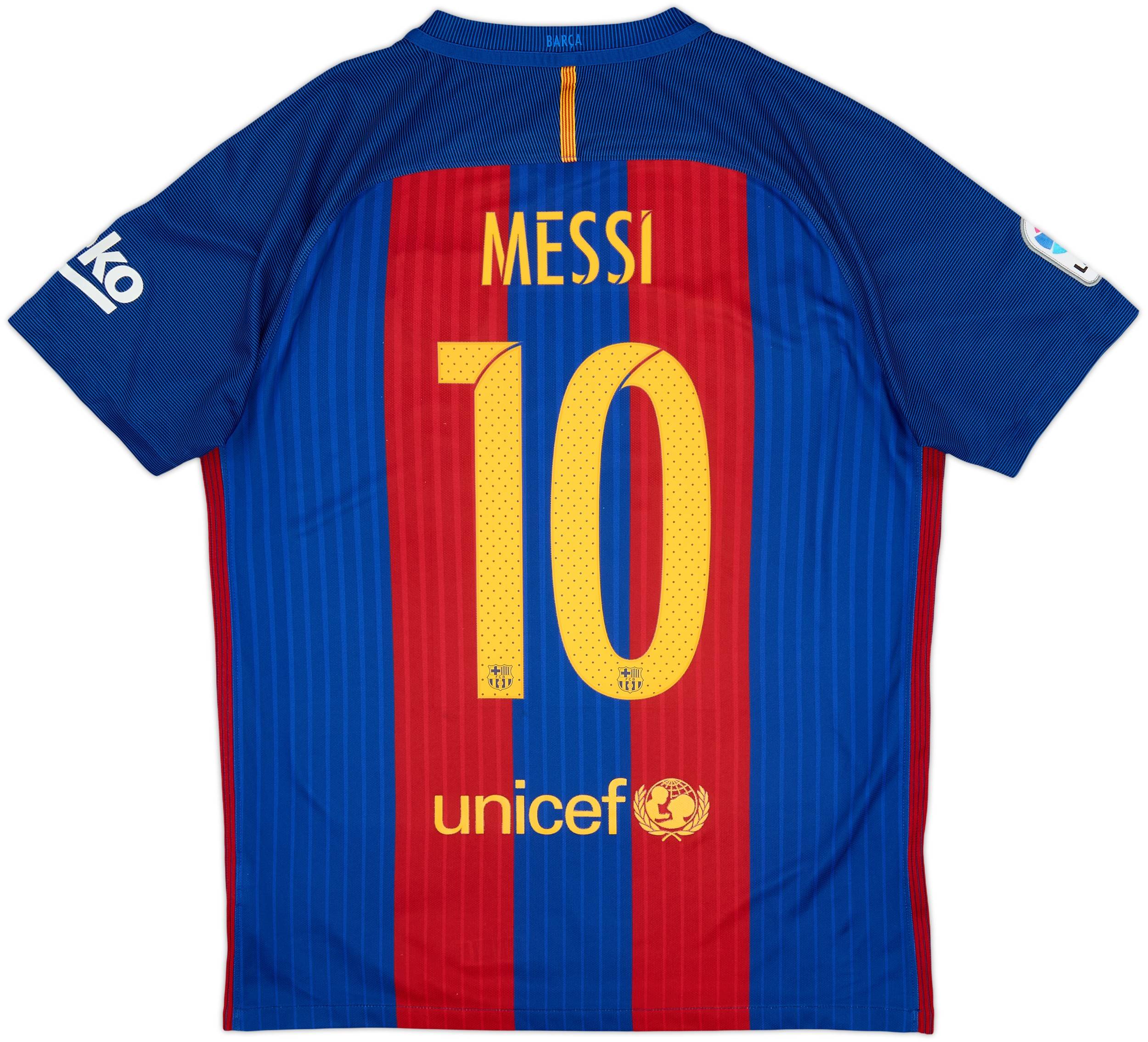 2016-17 Barcelona Home Shirt Messi #10 - 7/10 - (M)