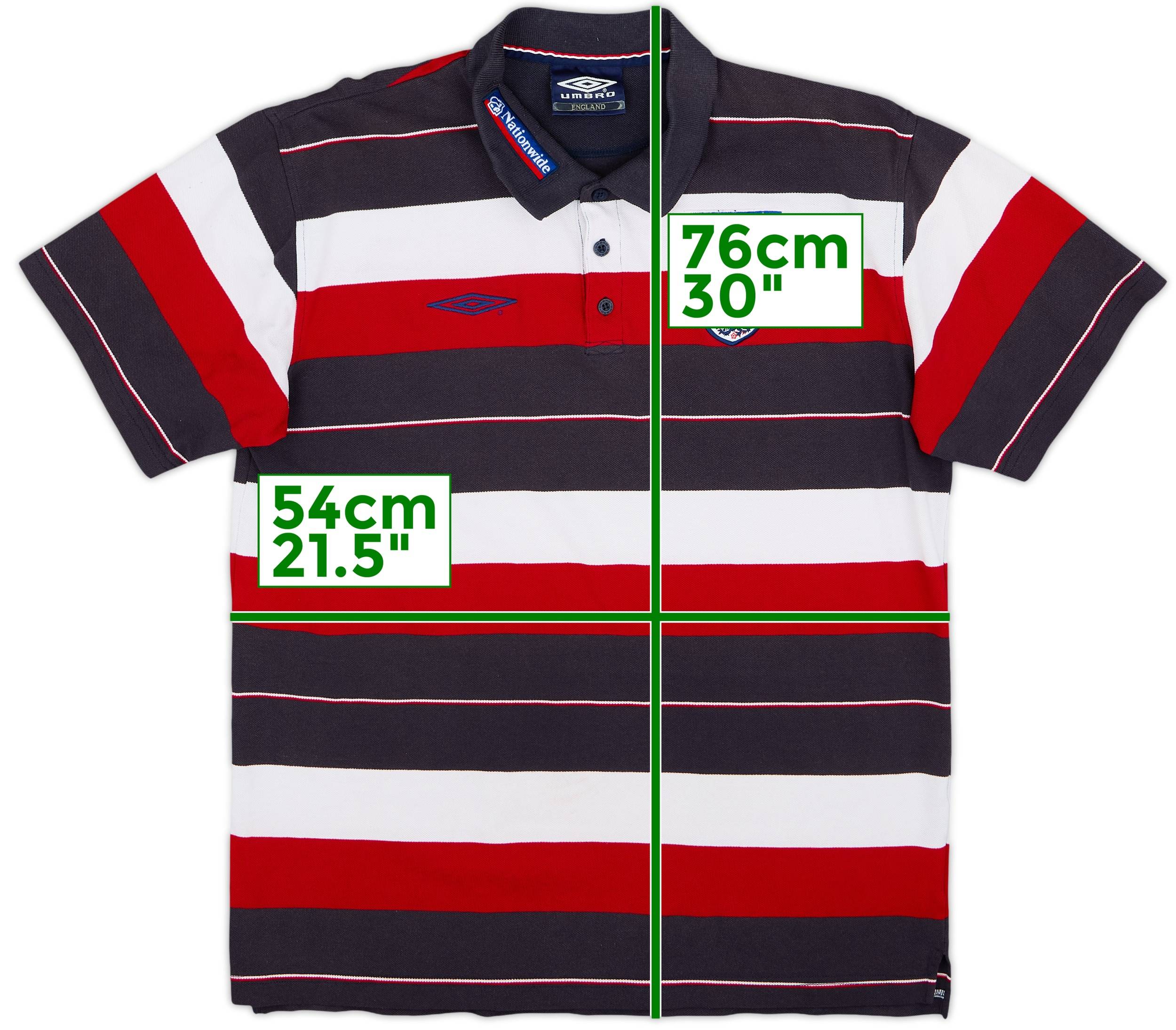 02-04 England UMBRO正規品 2002-04 England Umbro Polo Shirt - 7/10 - (XL)