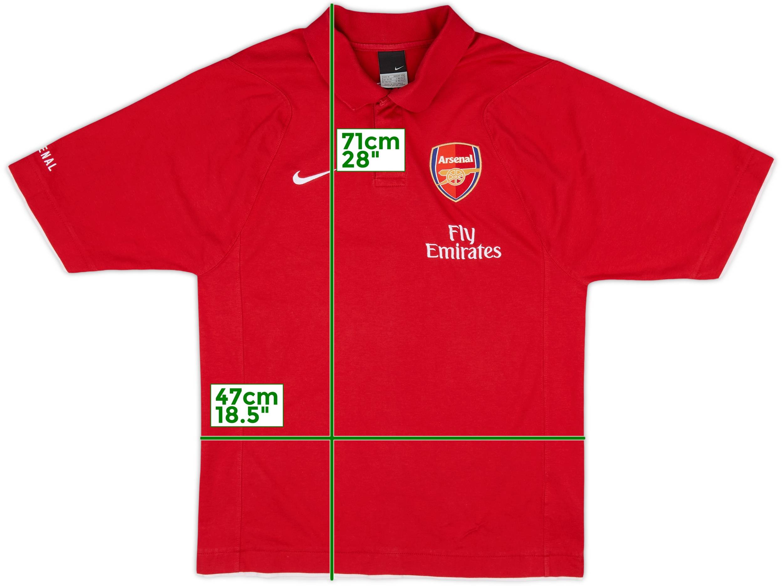 2006-07 Arsenal Nike Polo Shirt 8/10 (M)