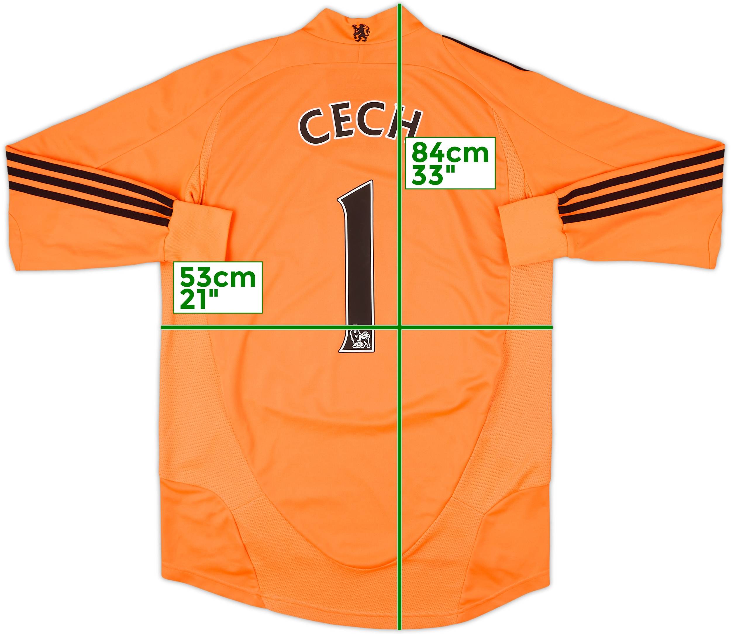 2008-09 Chelsea GK Shirt Cech #1 - 9/10 - (M)