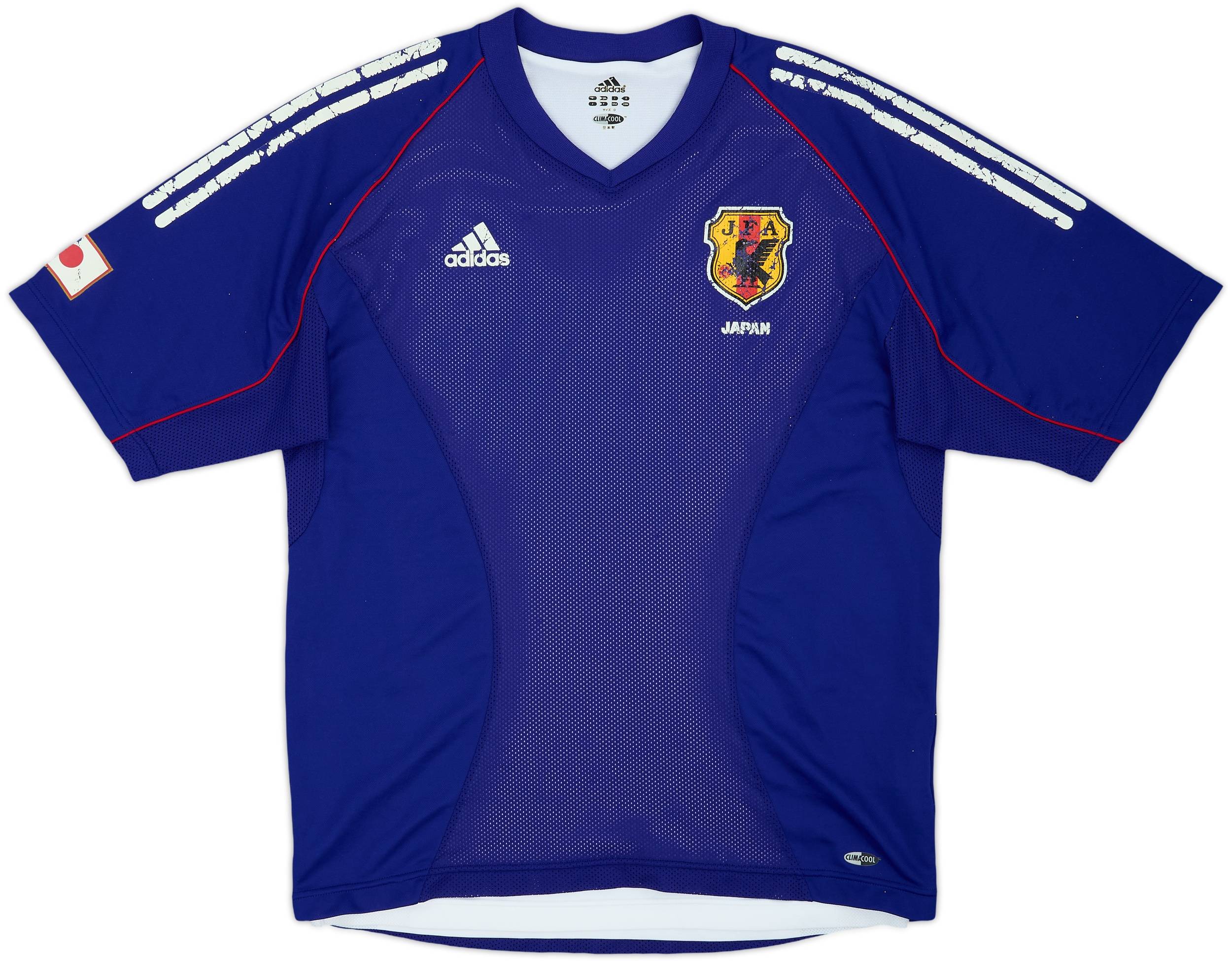 激レア adidasアディダス 日本代表 02（H）ゲームシャツ UK製 2002-04 Japan Player Issue Home Shirt - 4/10 - (L)