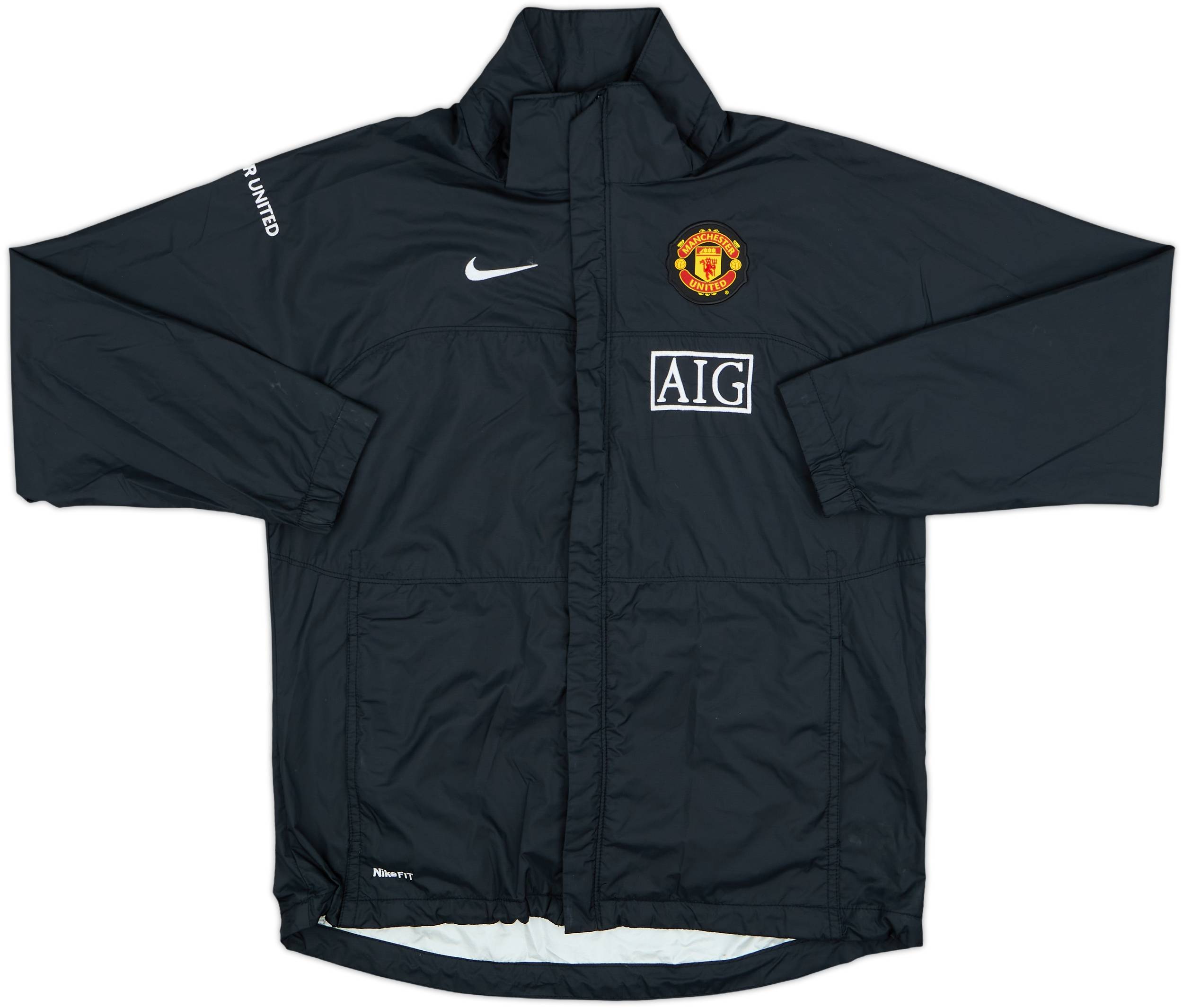 2008-09 Manchester United Nike Track Jacket - 9/10 - (L.Boys)