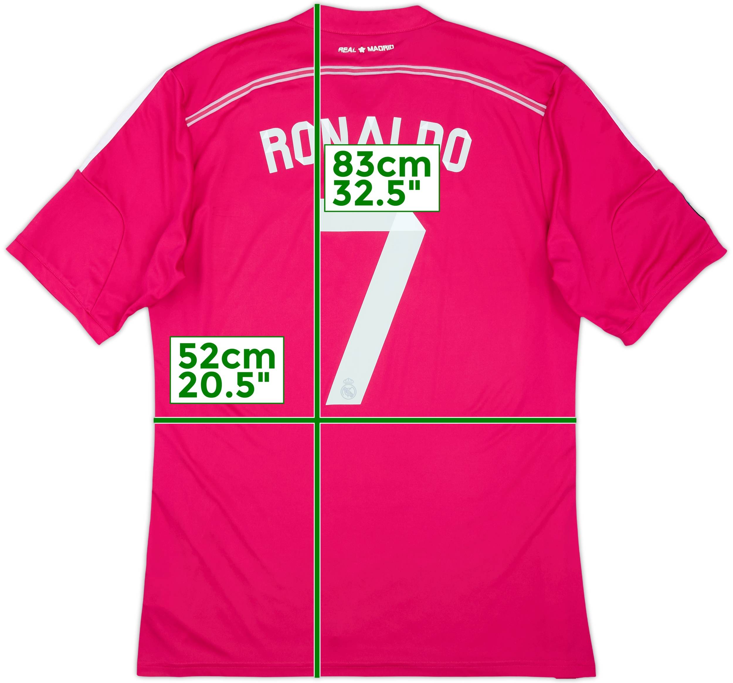 2014-15 Real Madrid Away Shirt Ronaldo #7 - 6/10 - (XL)