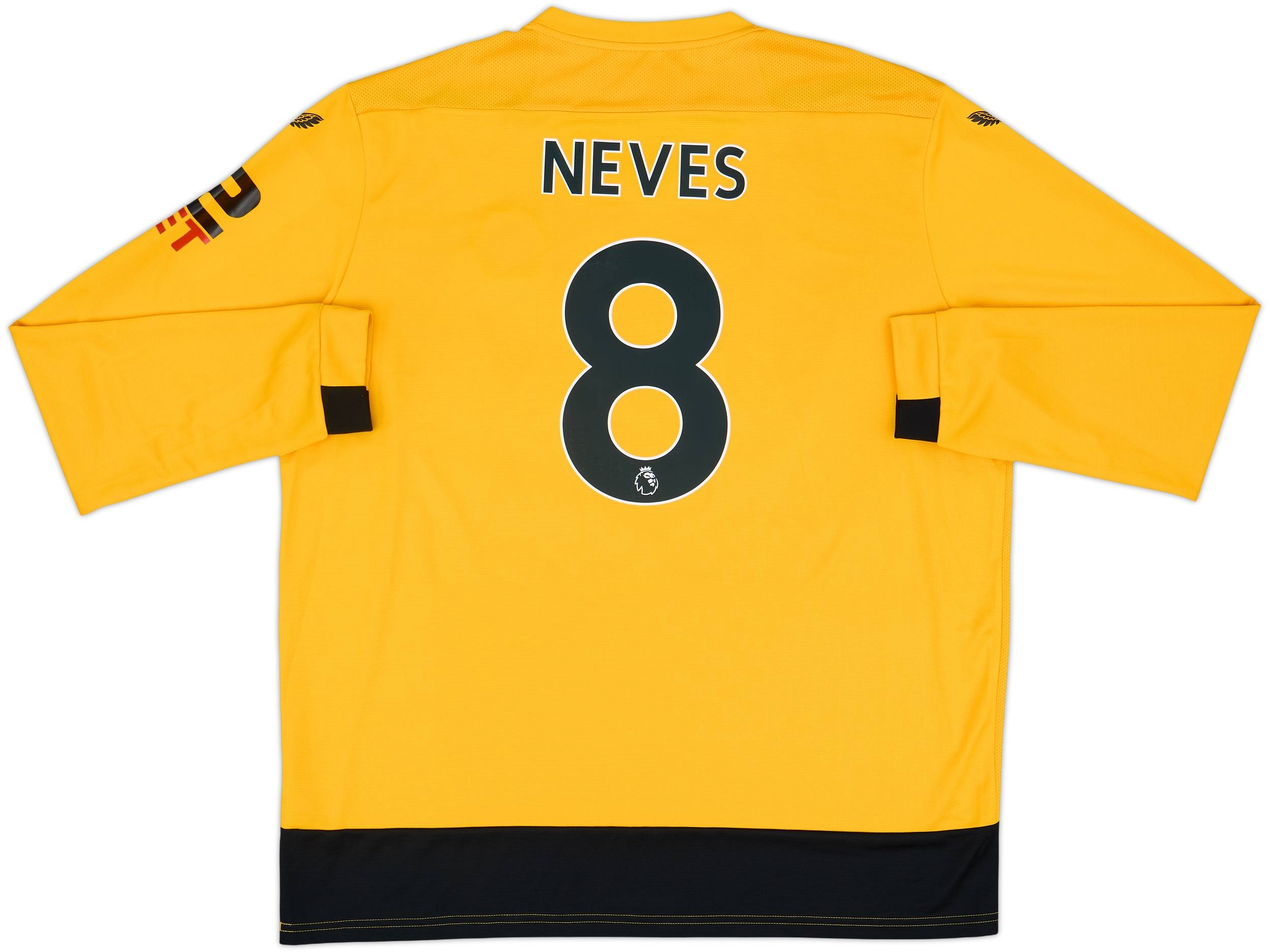 ウルヴズ22-23 ネヴェス 8番 XL 2022-23 Wolves Home L/S Shirt Neves #8 (XXL)
