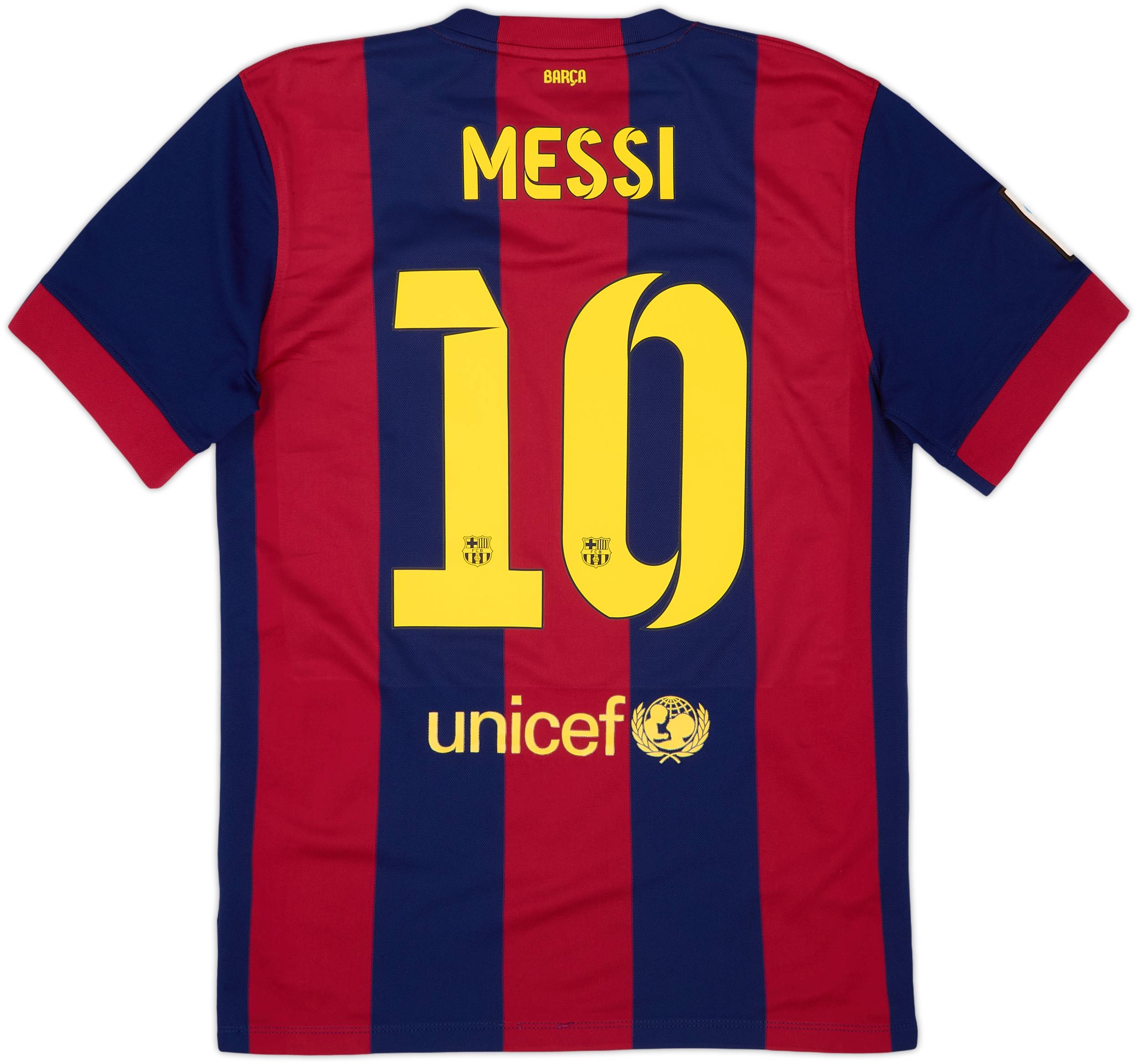2014-15 Barcelona Home Shirt Messi #10 - 8/10 - (M)