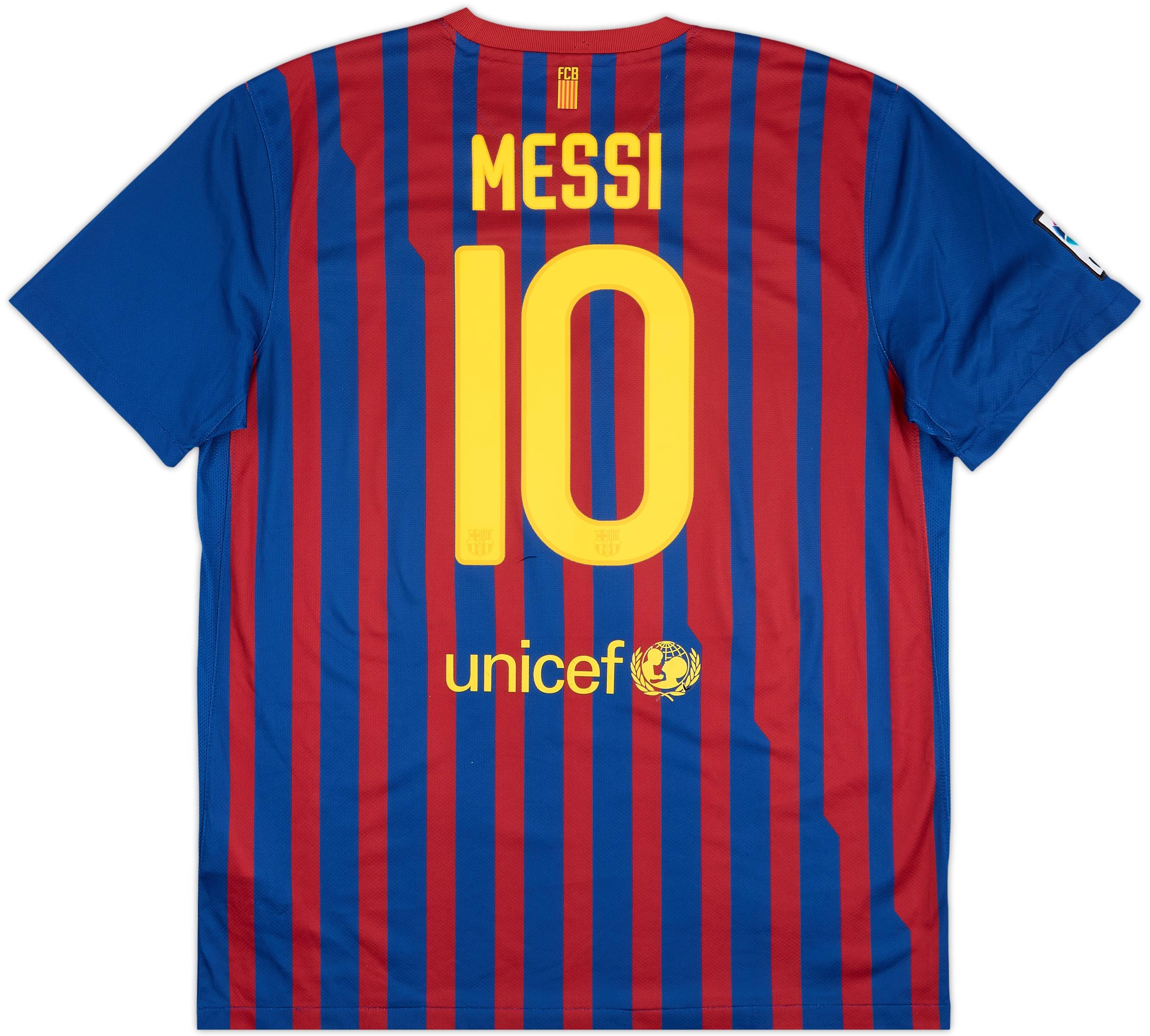 2011-12 Barcelona Home Shirt Messi #10 - 6/10 - (XL)