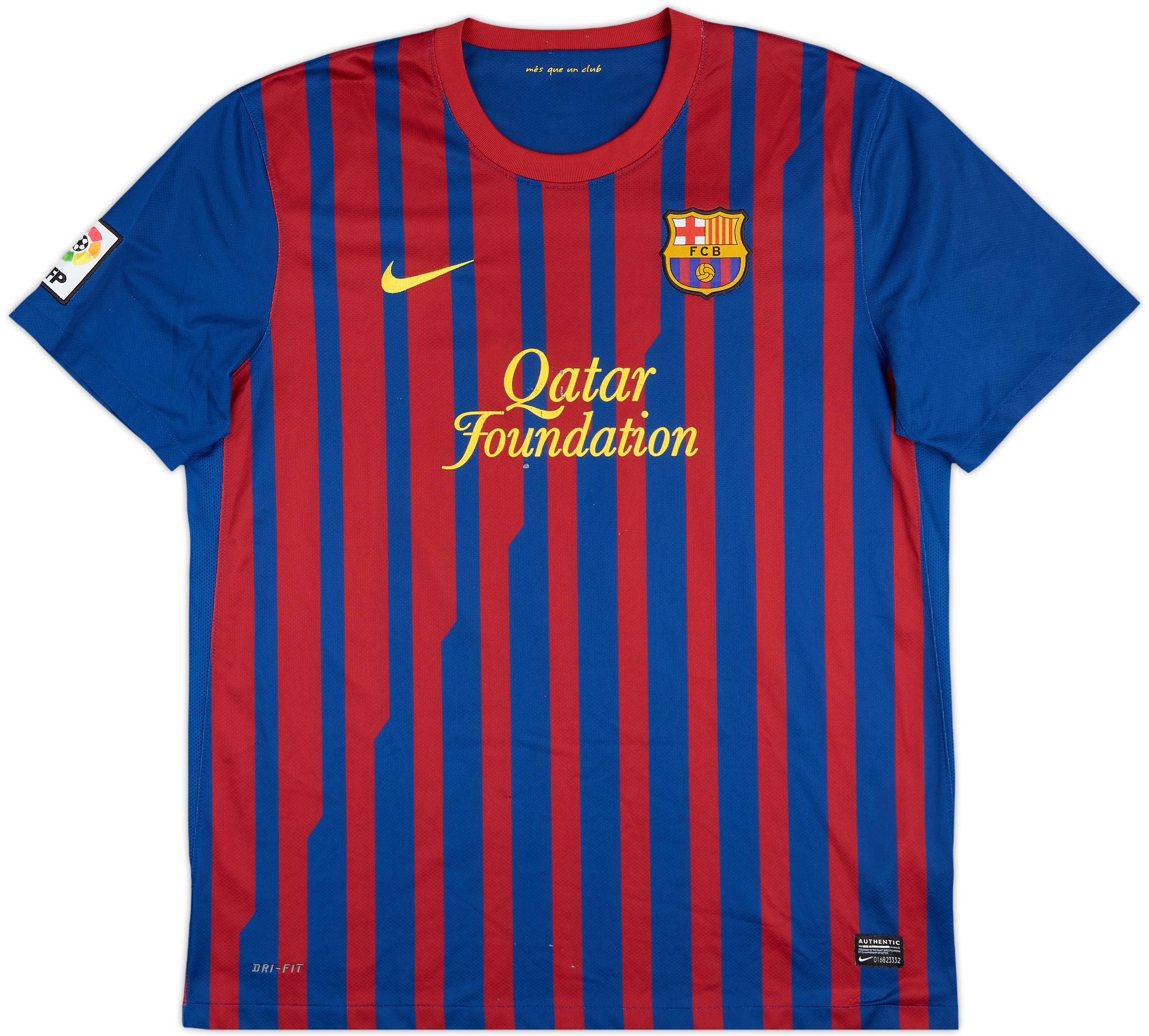 2011-12 Barcelona Home Shirt Messi #10 - 6/10 - (XL)