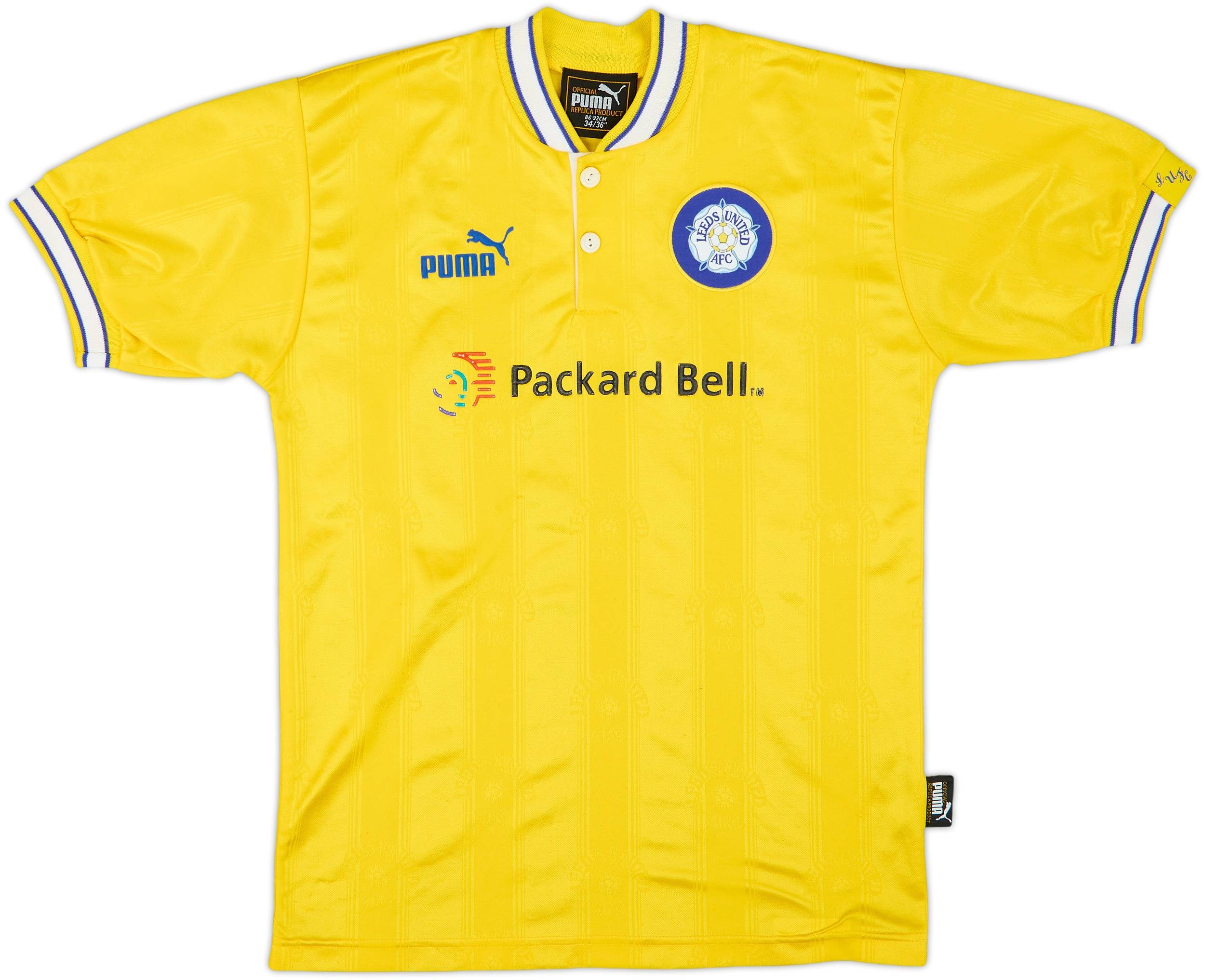 PUMA 1996-1999 LEEDS UNITED shirt △51 1996-99 Leeds United Away Shirt - 8/10 - (XL.Boys)