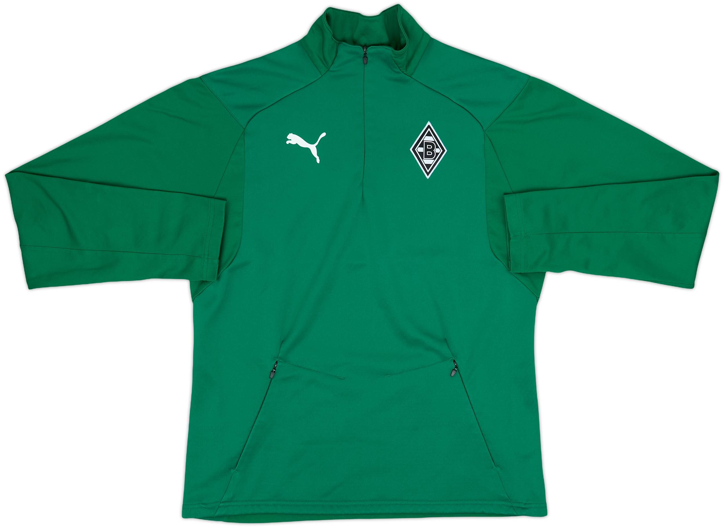 2017-18 Borussia Monchenglabach Puma 1/4 Zip Training Top - 8/10 - (M)