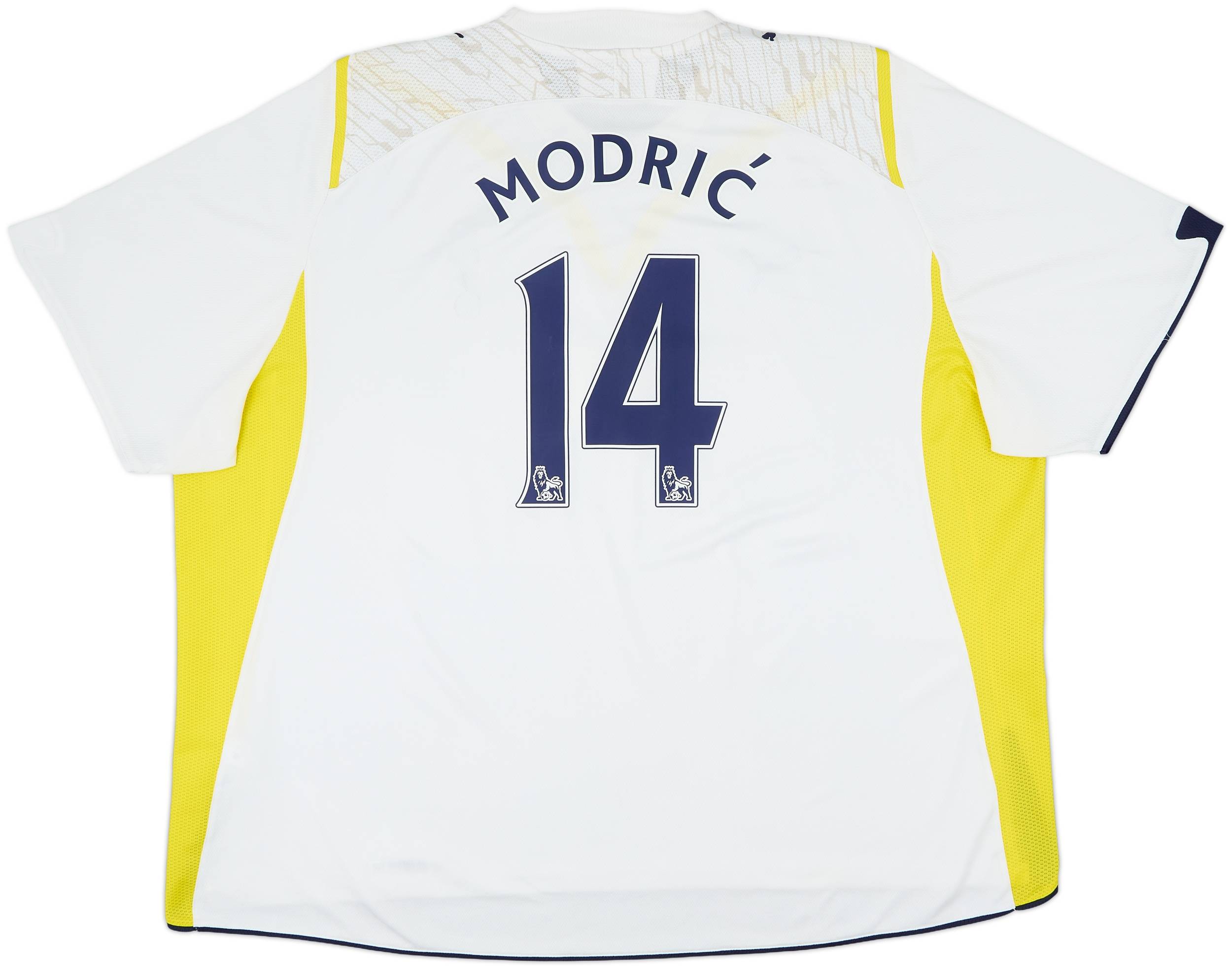 2009-10 Tottenham Home Shirt Modric #14 - 6/10 - (5XL)