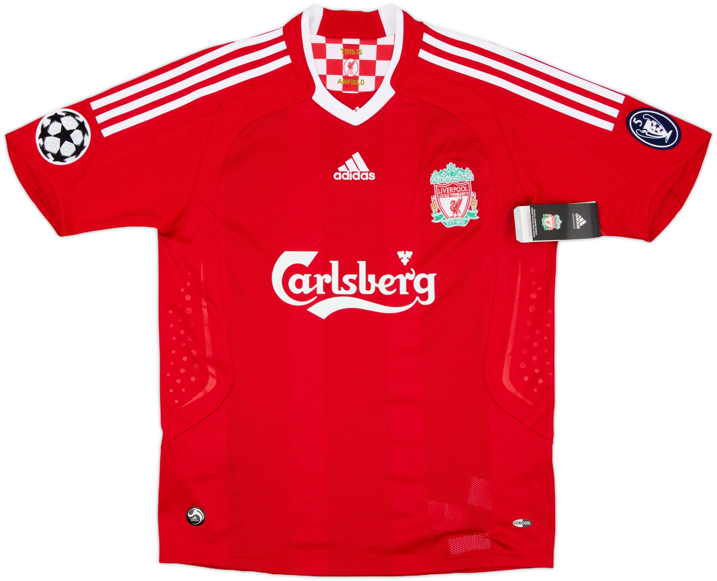 2008-10 Liverpool Home Shirt Torres #9 (XL.Boys)