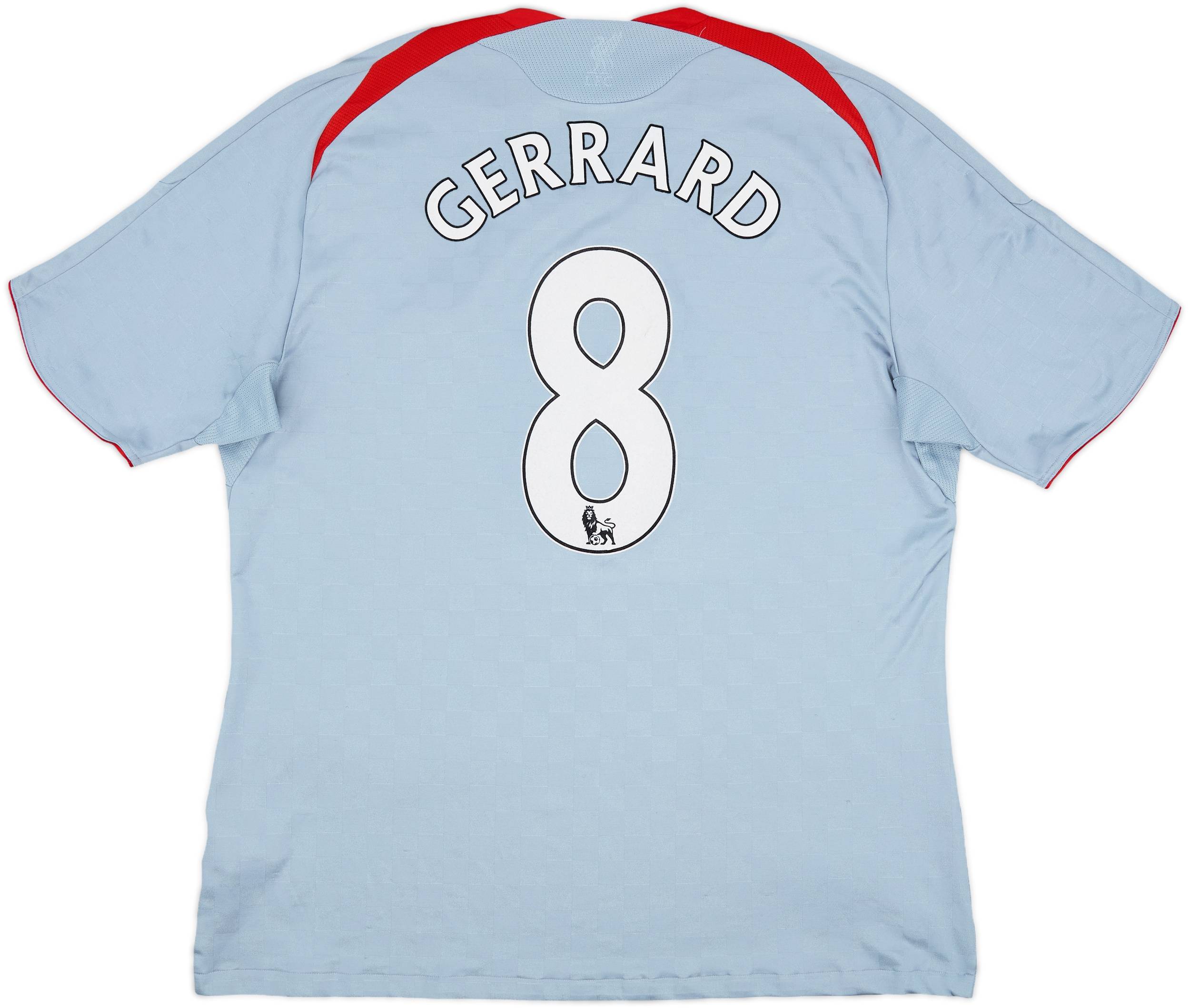 Liverpool GERRARD 08-09 away CLモデル オーセン Liverpool GERRARD