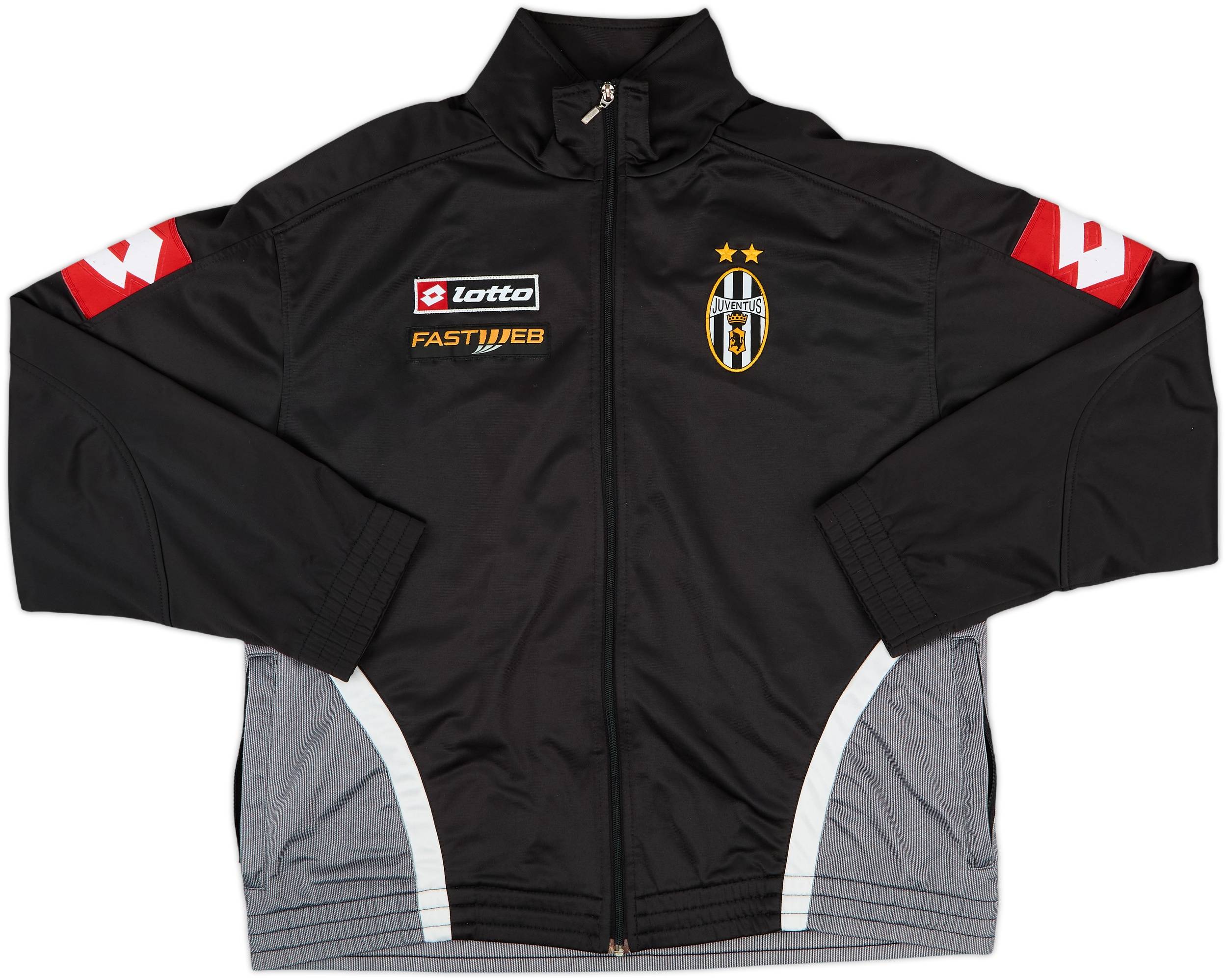 2001-02 Juventus Lotto Track Jacket - 9/10 - (L)