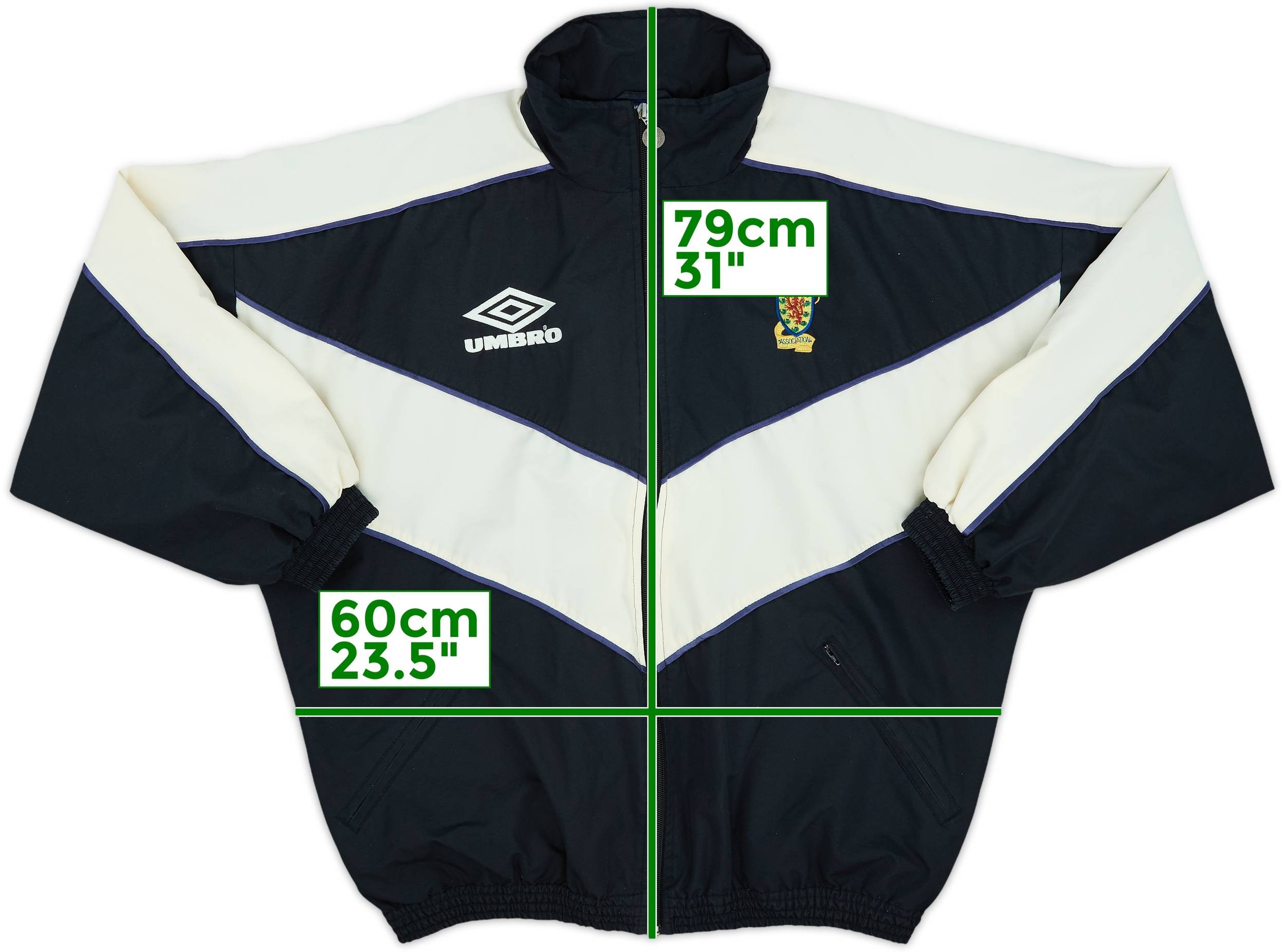 1998-00 Scotland Umbro Track Jacket - 7/10 - (L)