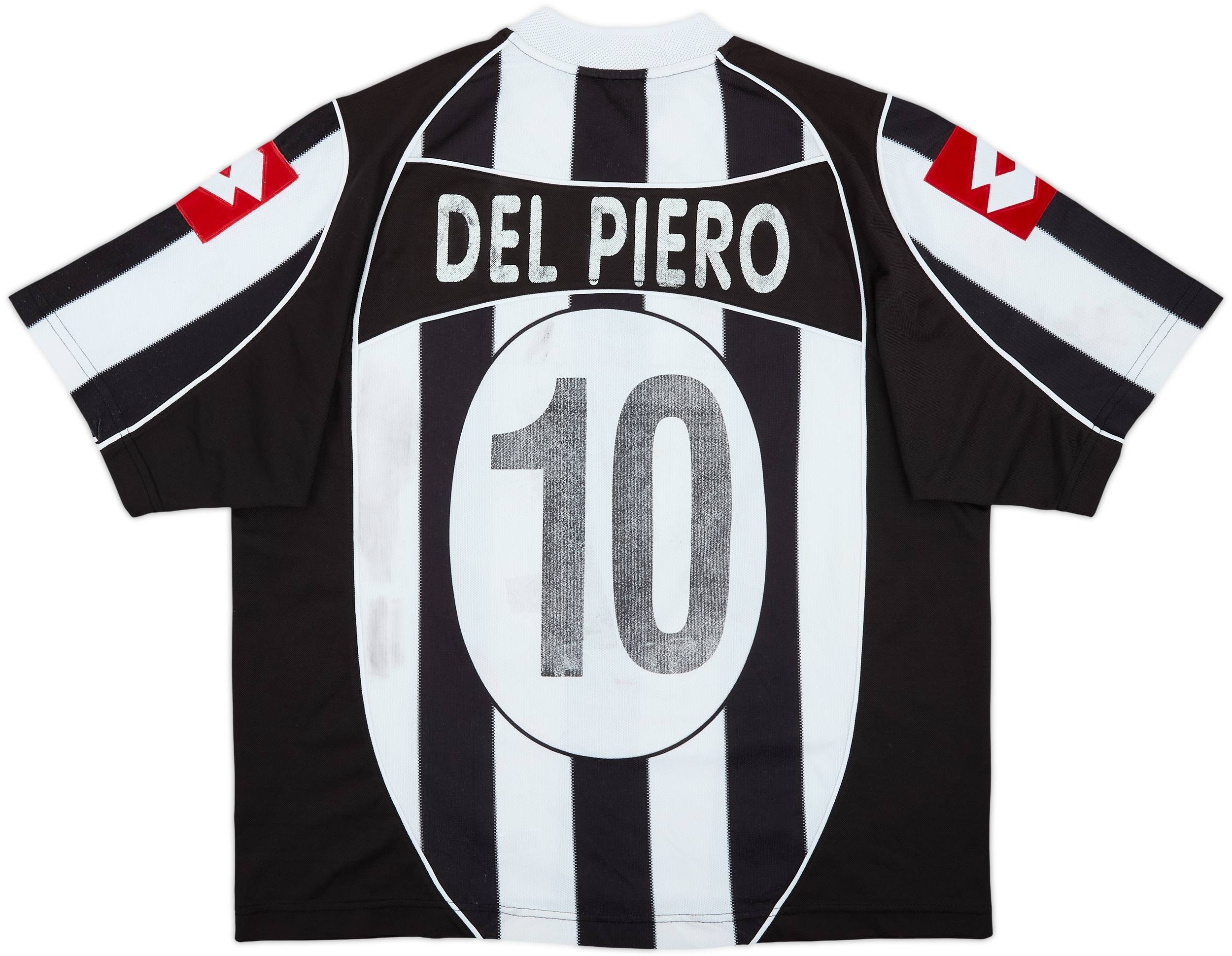2001-02 Juventus Home Shirt Del Piero #10 - 5/10 - (XL)